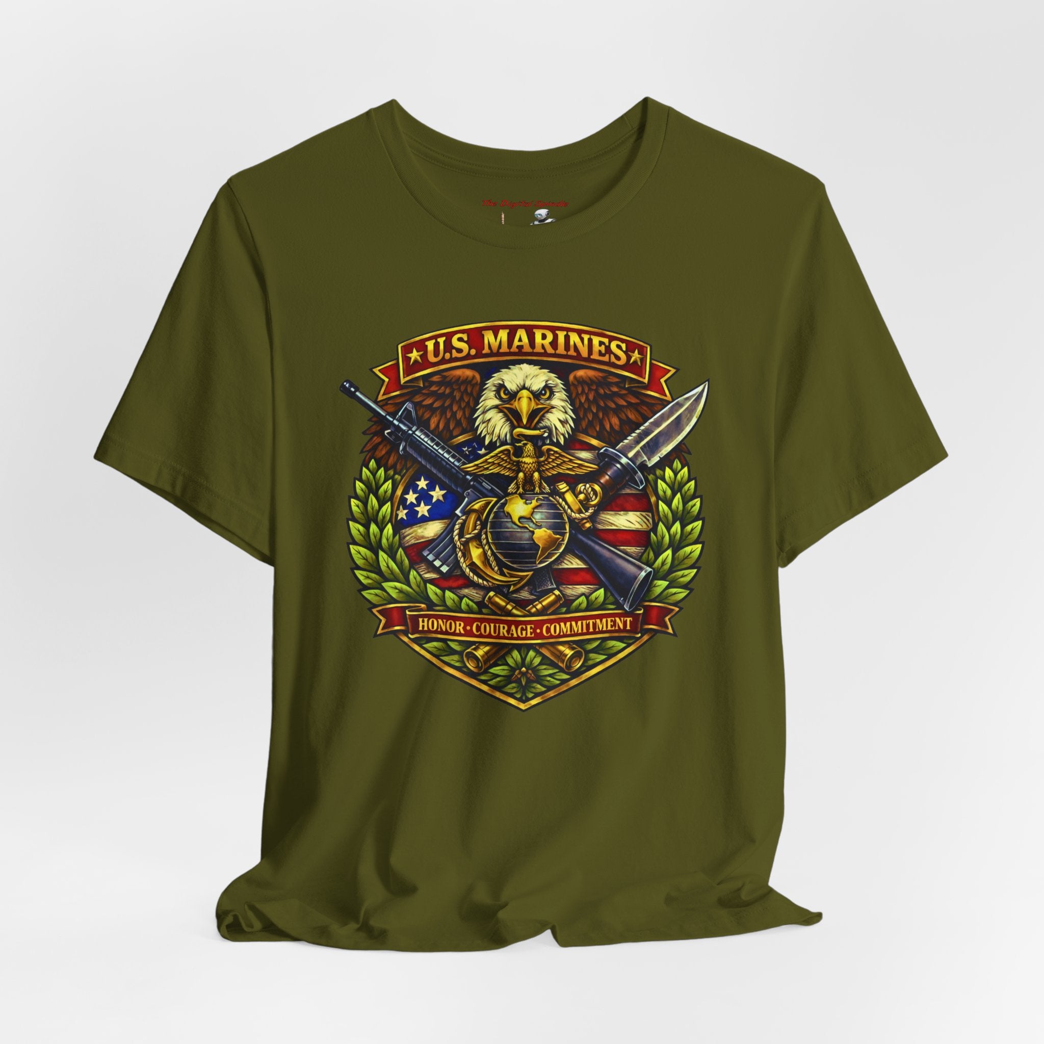 U.S. Marines Honor Courage Commitment Tee