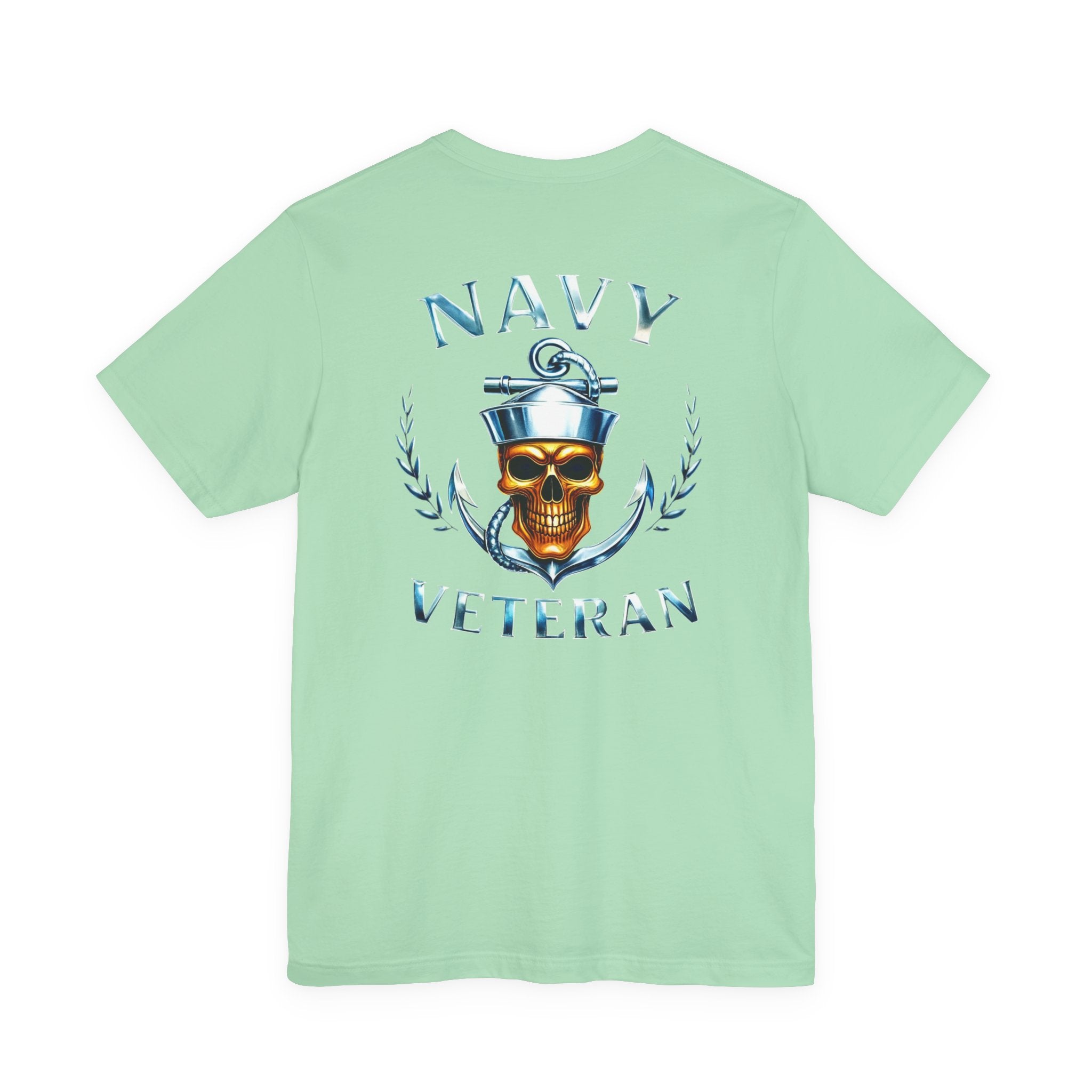 Navy Veteran Skull Anchor T‑Shirt
