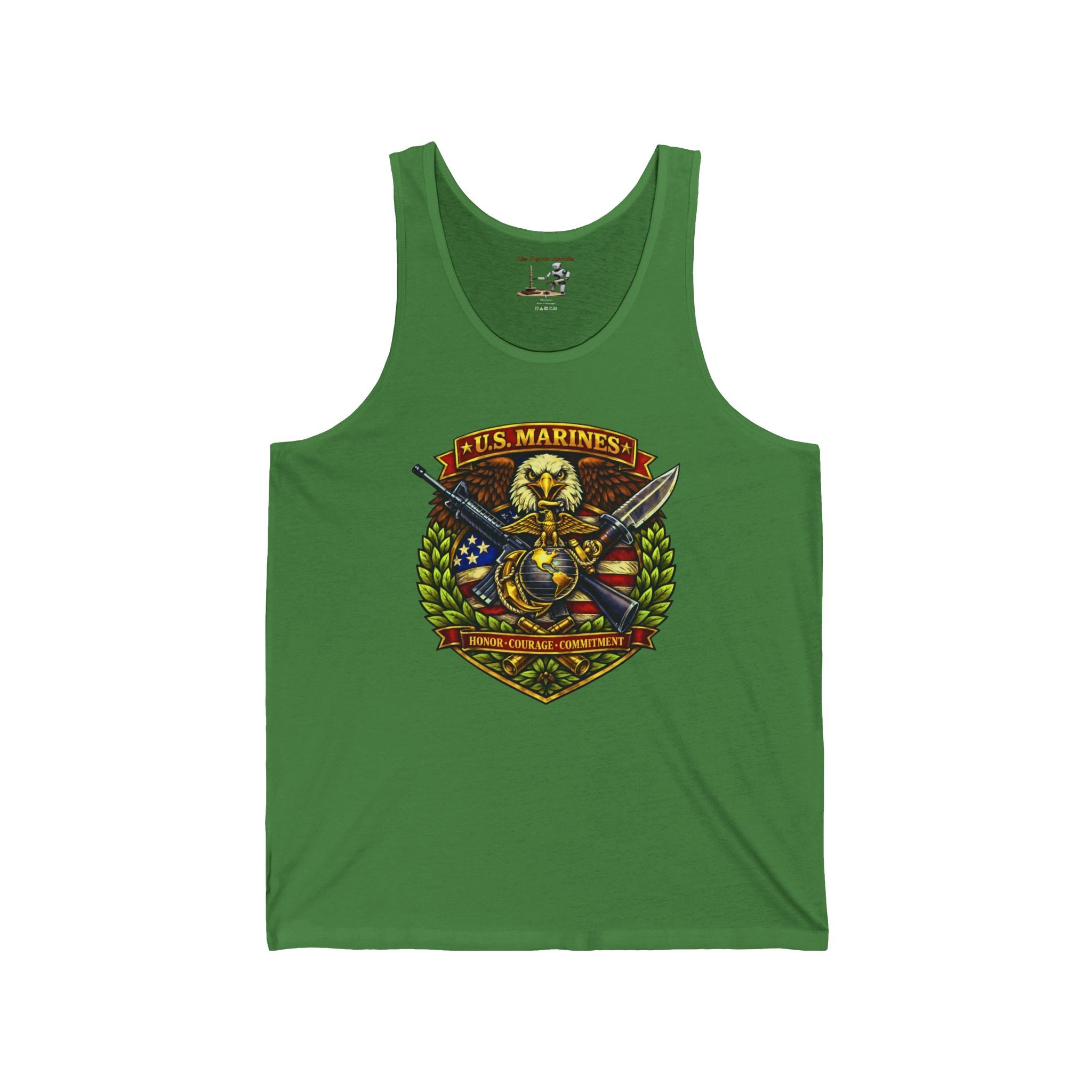 US Marines Honor, Courage, Commitment Tank Top