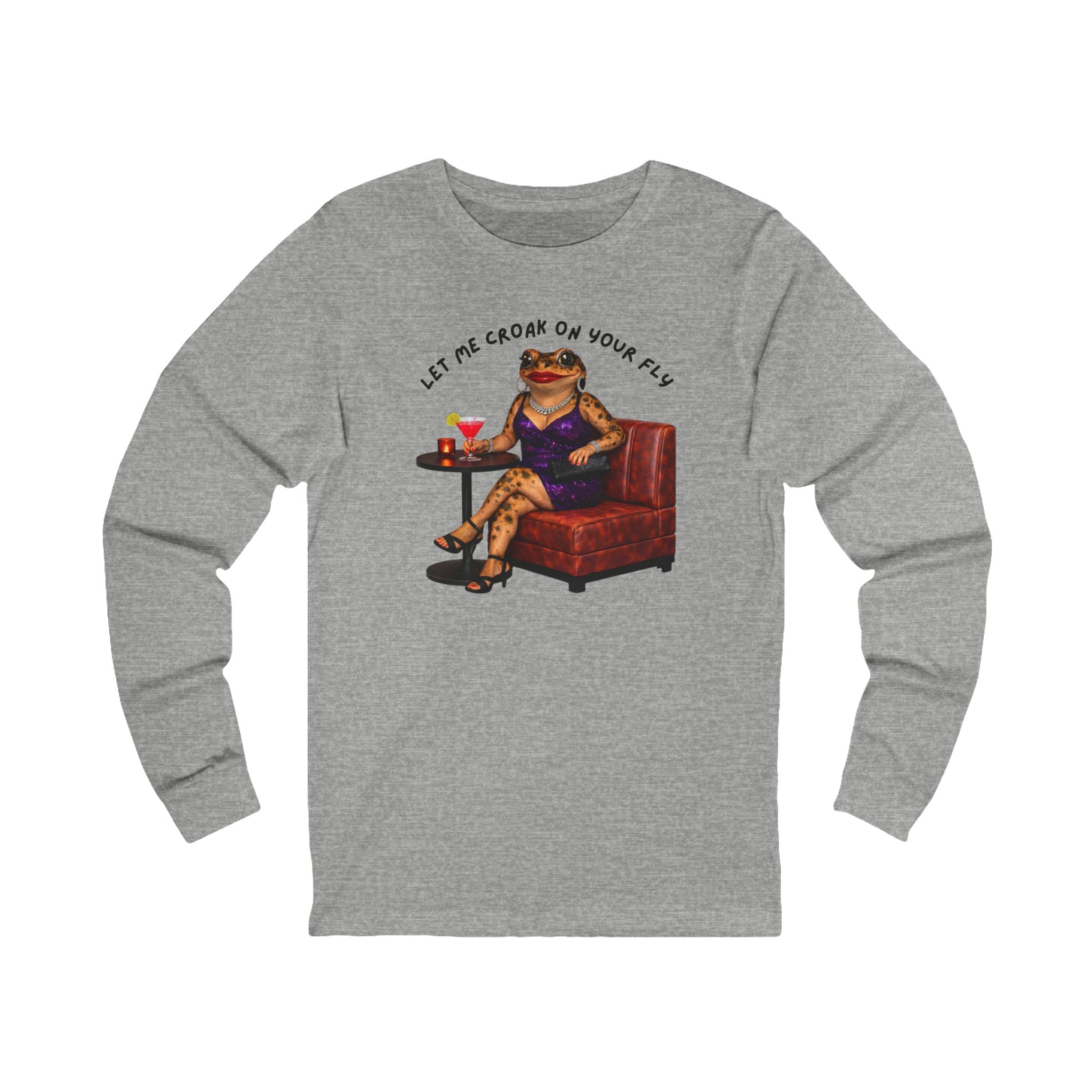 Let Me Croak On Your Fly Frog Lounge Long Sleeve Tee