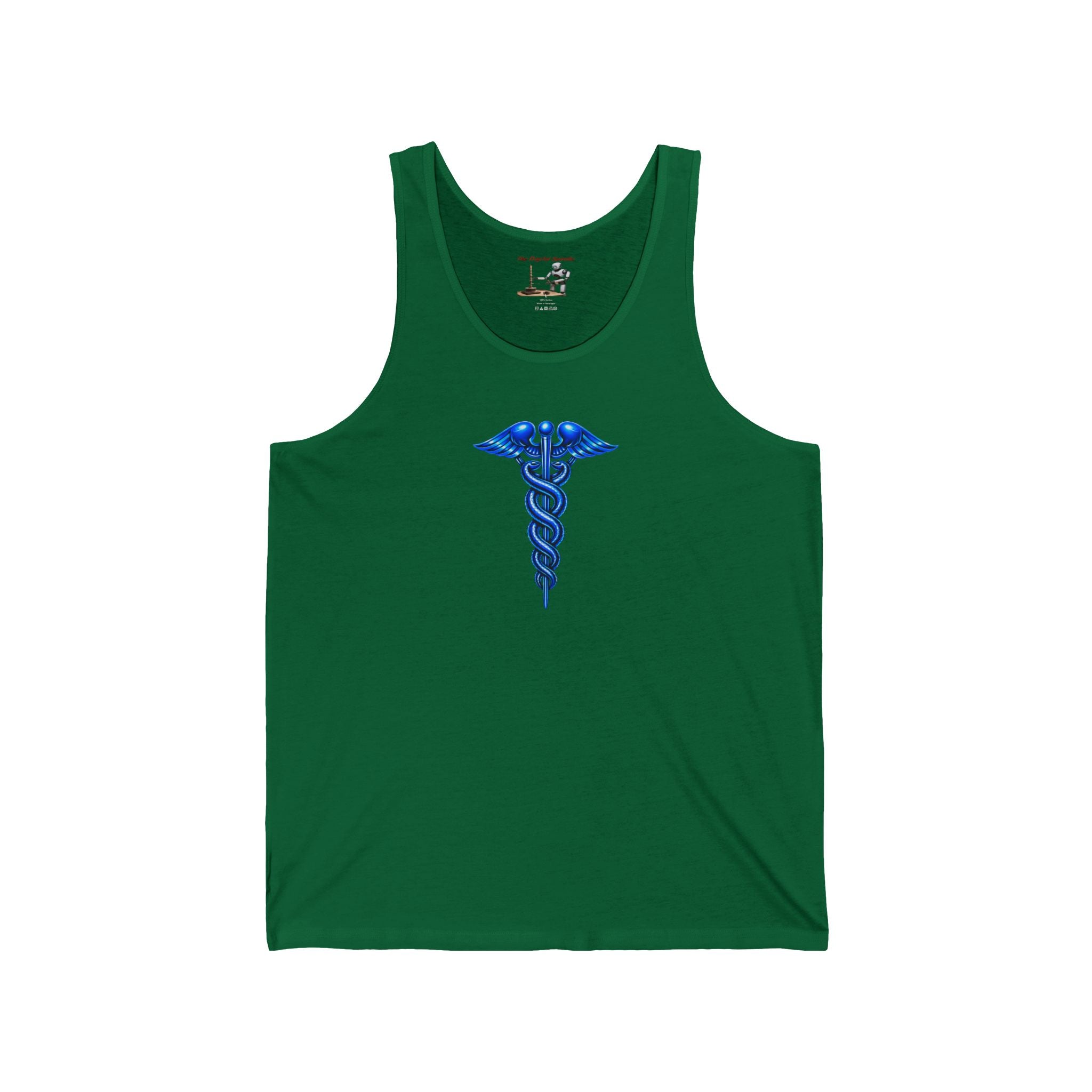 Front & Back Healthcare Spine Tank Top — Medical Staff Nurse Gift
