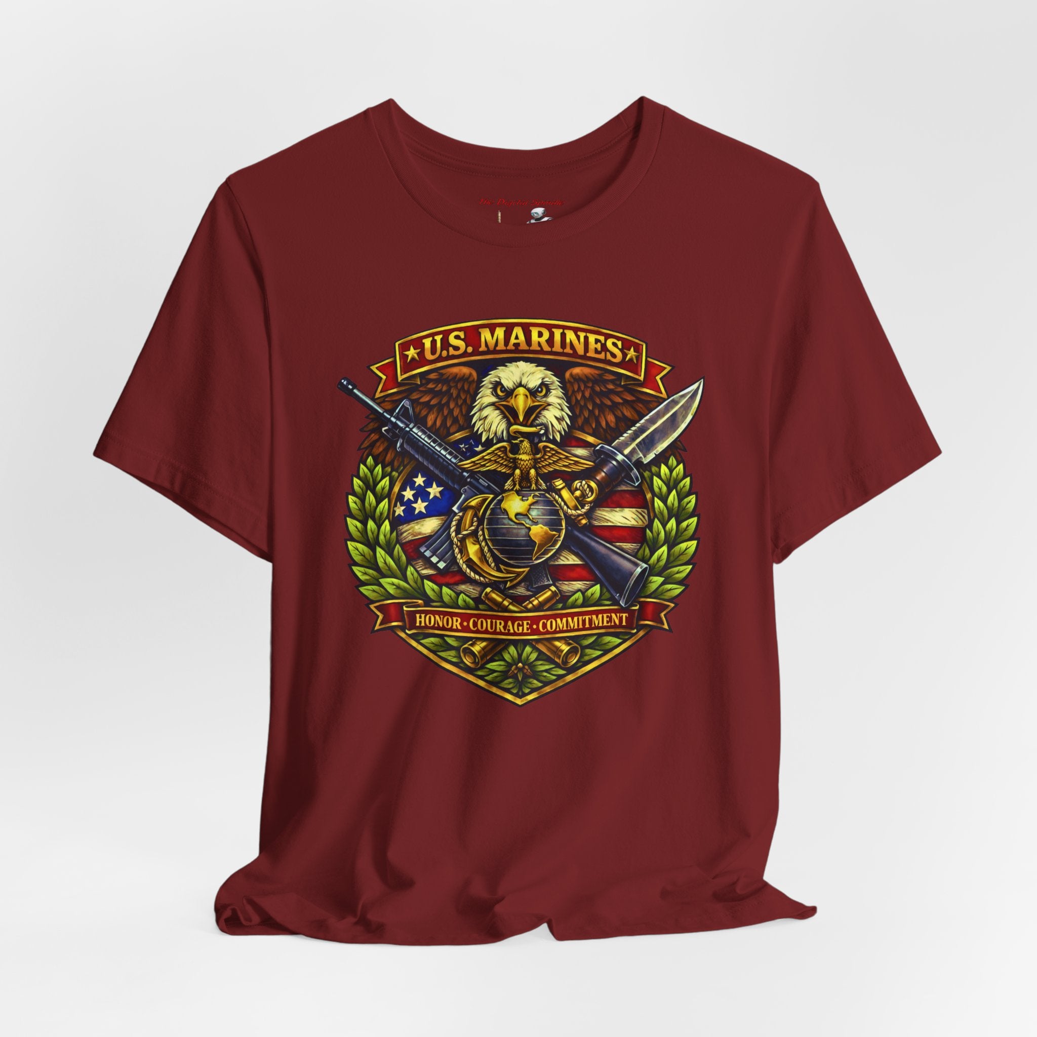 U.S. Marines Honor Courage Commitment Tee