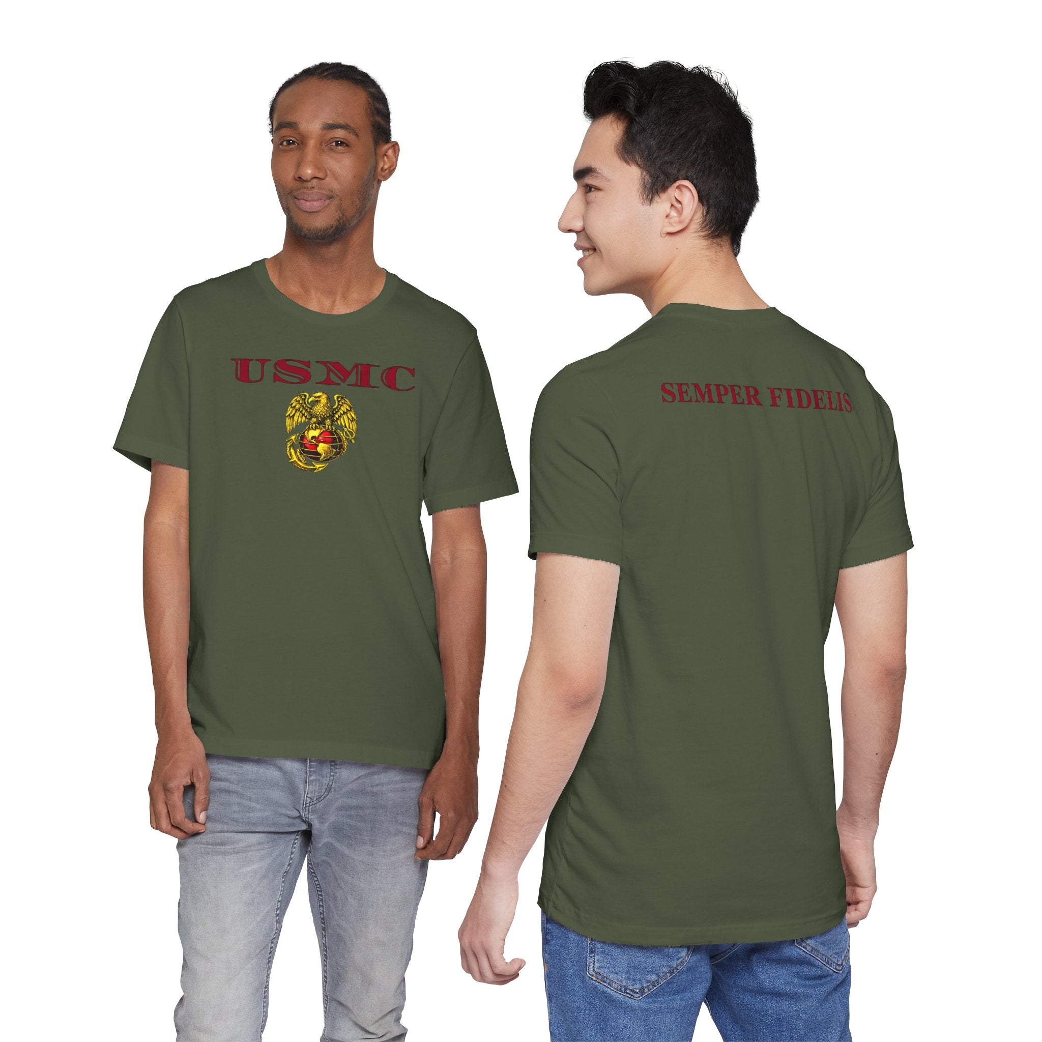 USMC Semper Fidelis Eagle Globe & Anchor T-Shirt