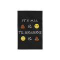 Funny Emoji Poop Laugh Beach Towel