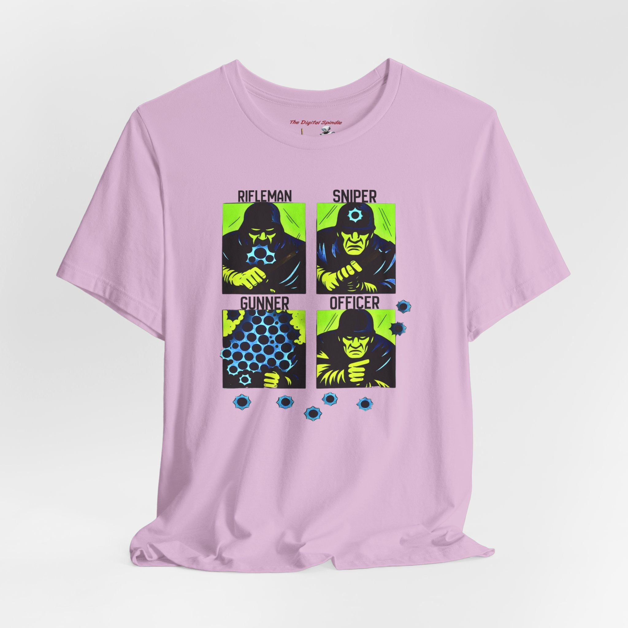 Shooting Range Graphic Tee — Rifleman Sniper Gunner Officer Design