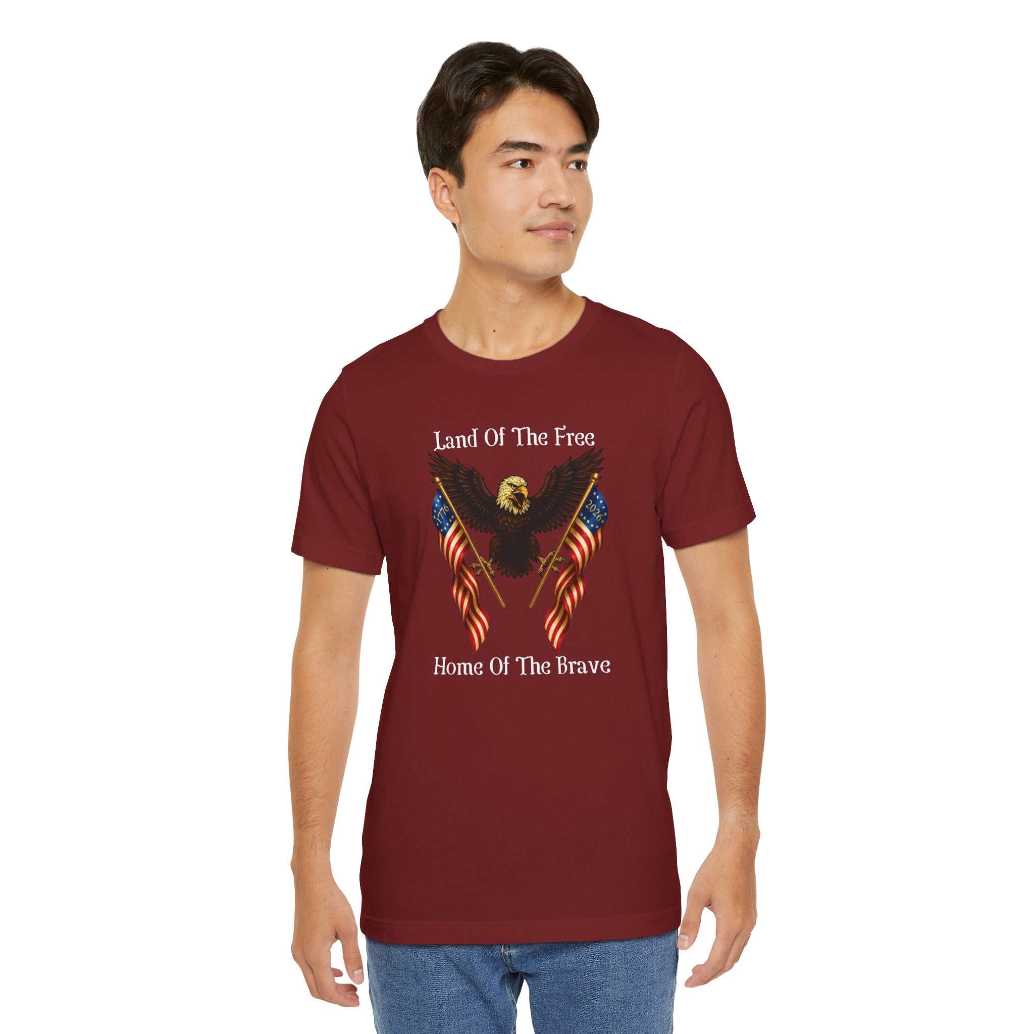 "Land of the Free, Home of the Brave" T‑Shirt