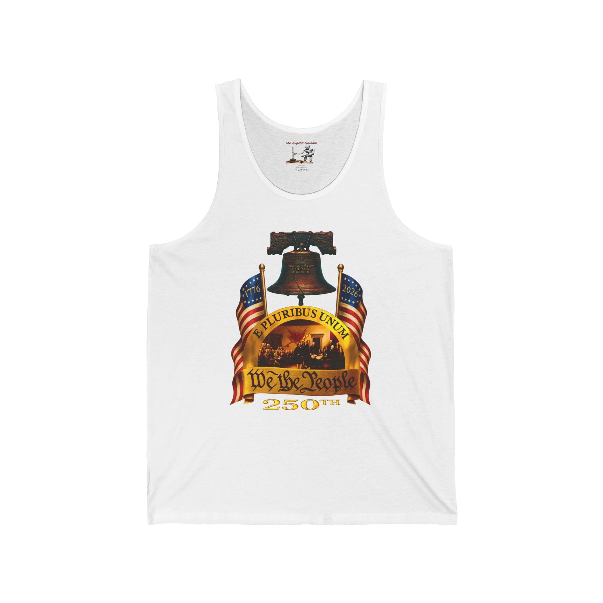 'We the People' Tank Top – 'We the People' Liberty Bell & Flags