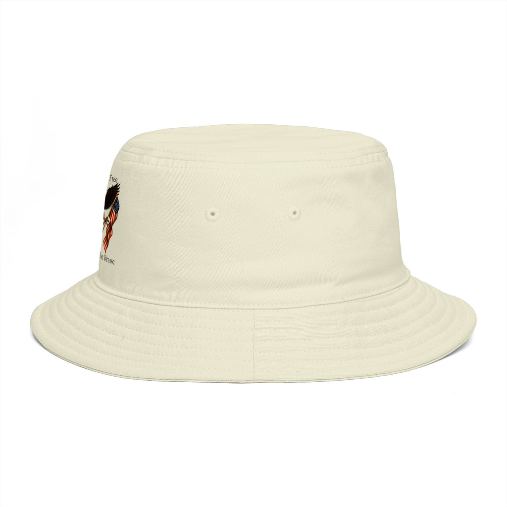"Land of the Free, Home of the Brave" Bucket Hat