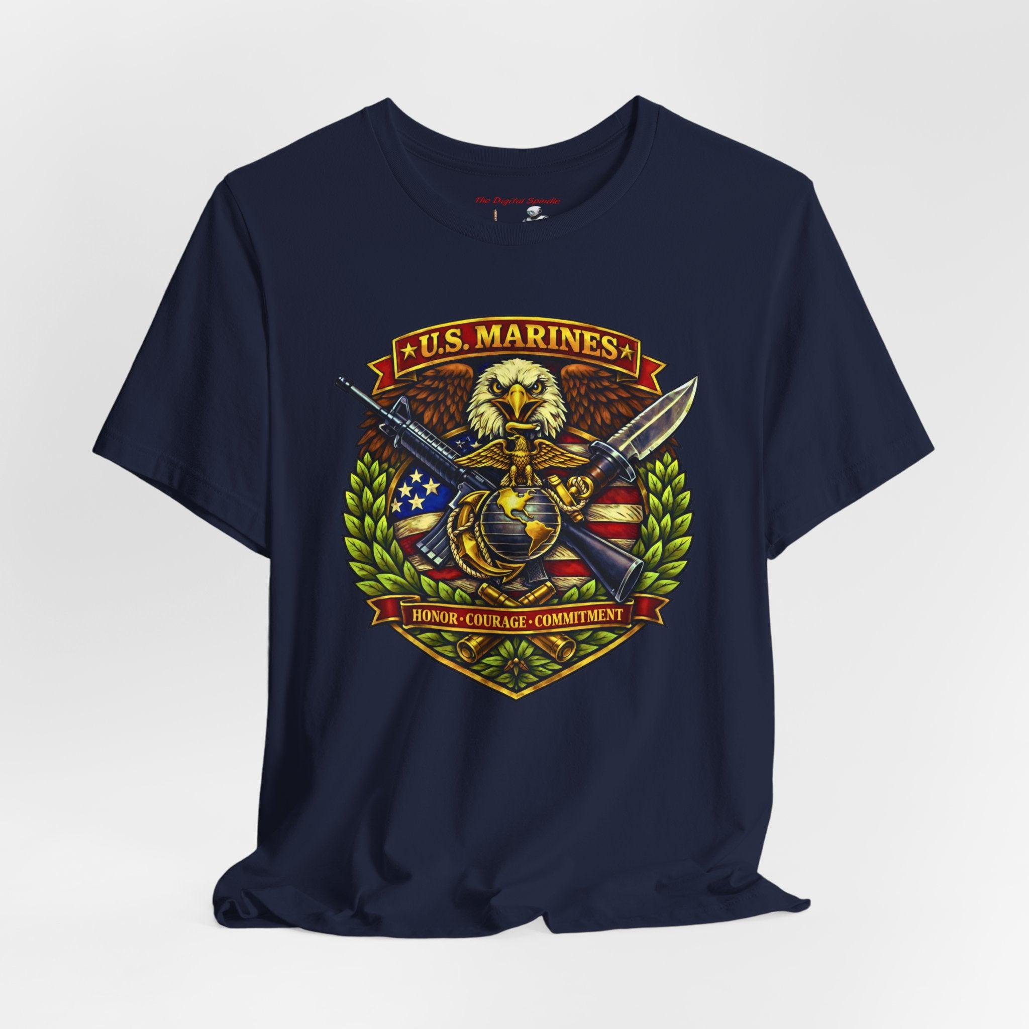 U.S. Marines Honor Courage Commitment Tee