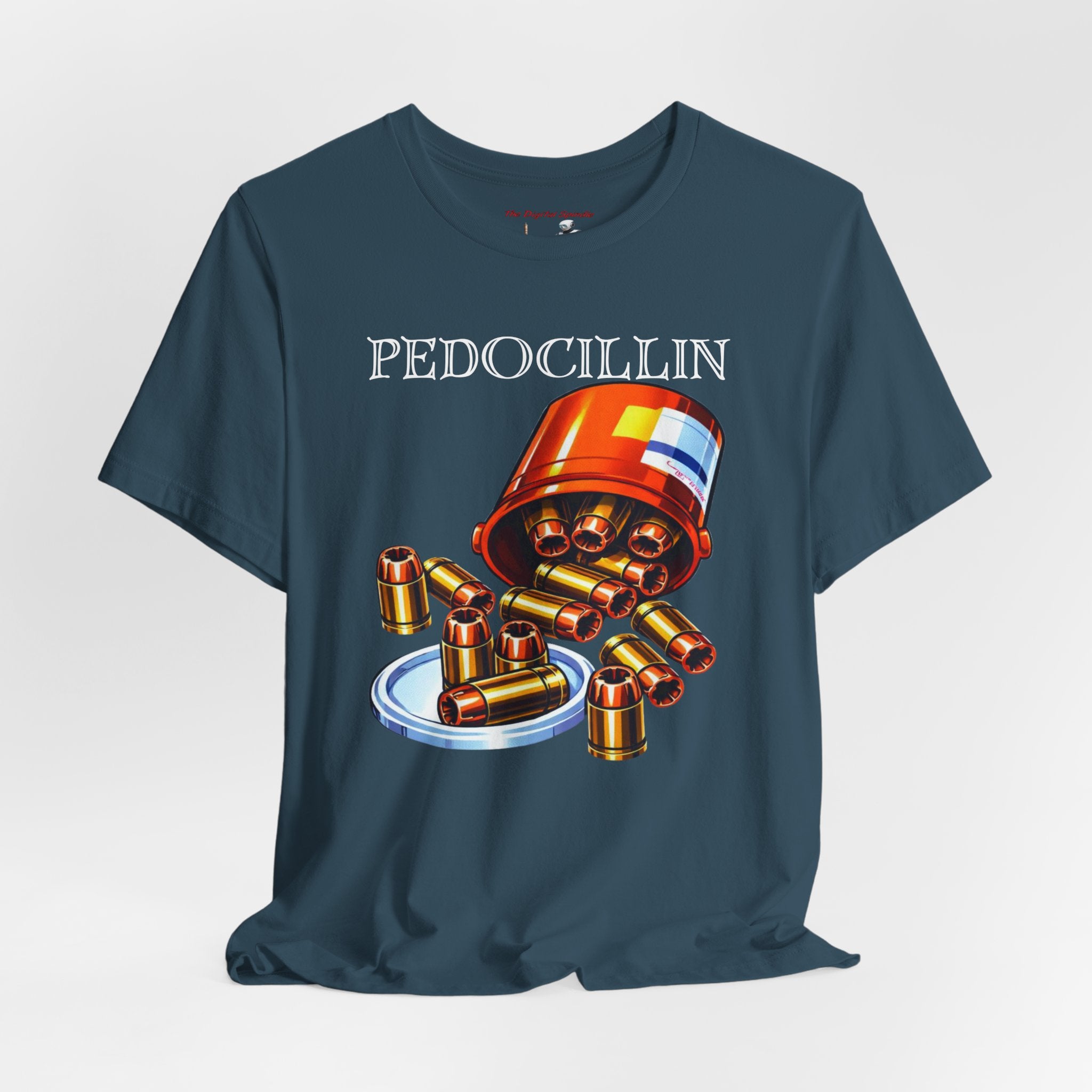 'PEDOCILLIN' Ammo Script Graphic Tee
