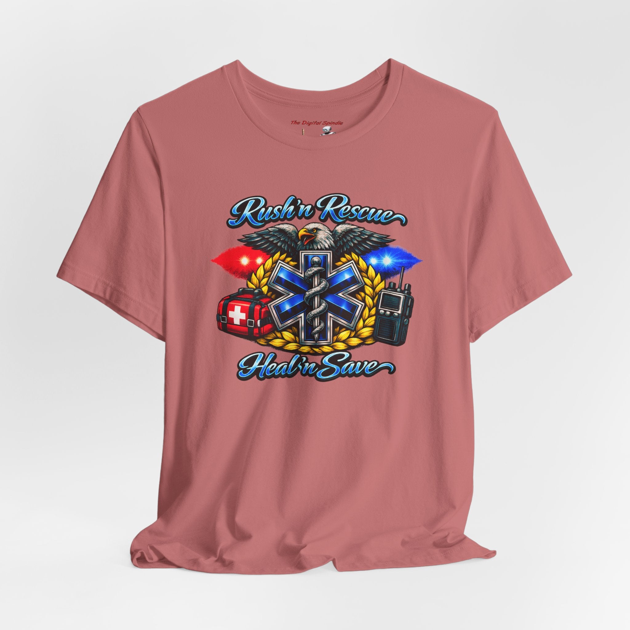 Rescue Responder EMT Star of Life T-Shirt - Paramedic Medic Emergency Medical Tee