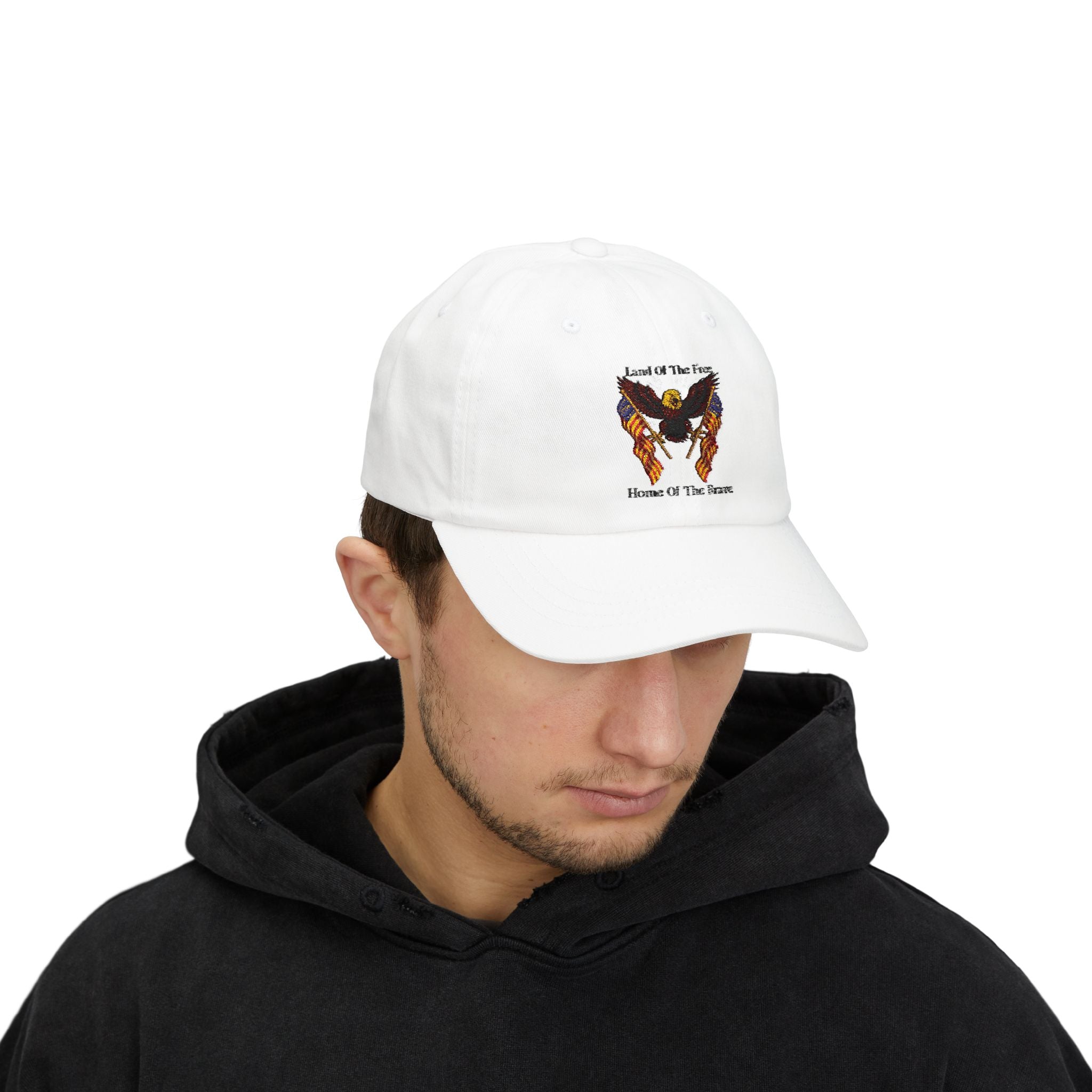"Land of the Free, Home of the Brave" Dad Cap
