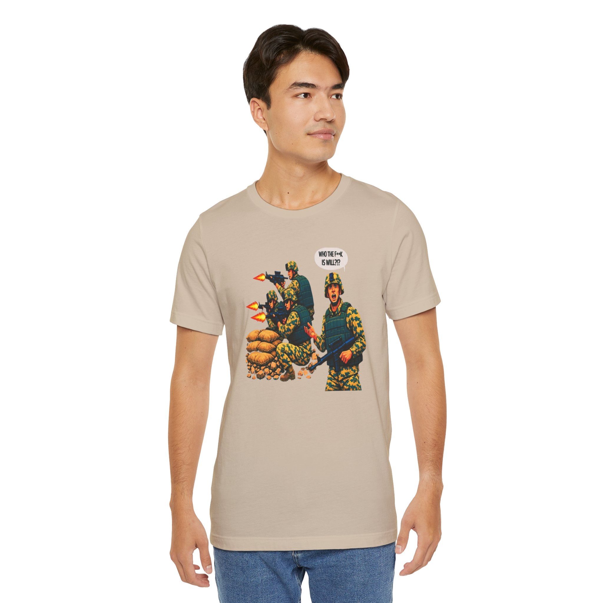 'Who the F**K is Will?' Military Retro Shirt