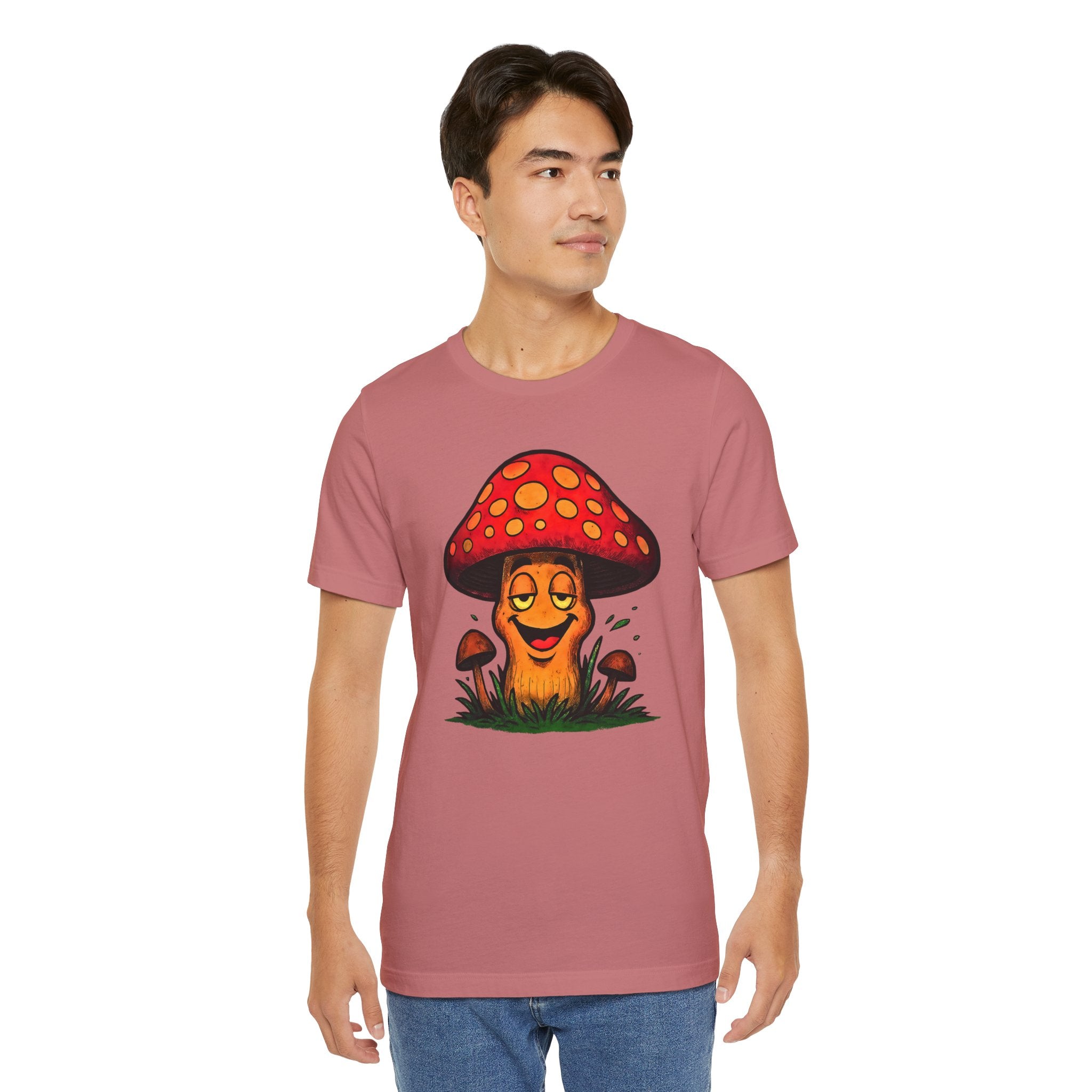 Smiling Psychedelic Mushroom Tee