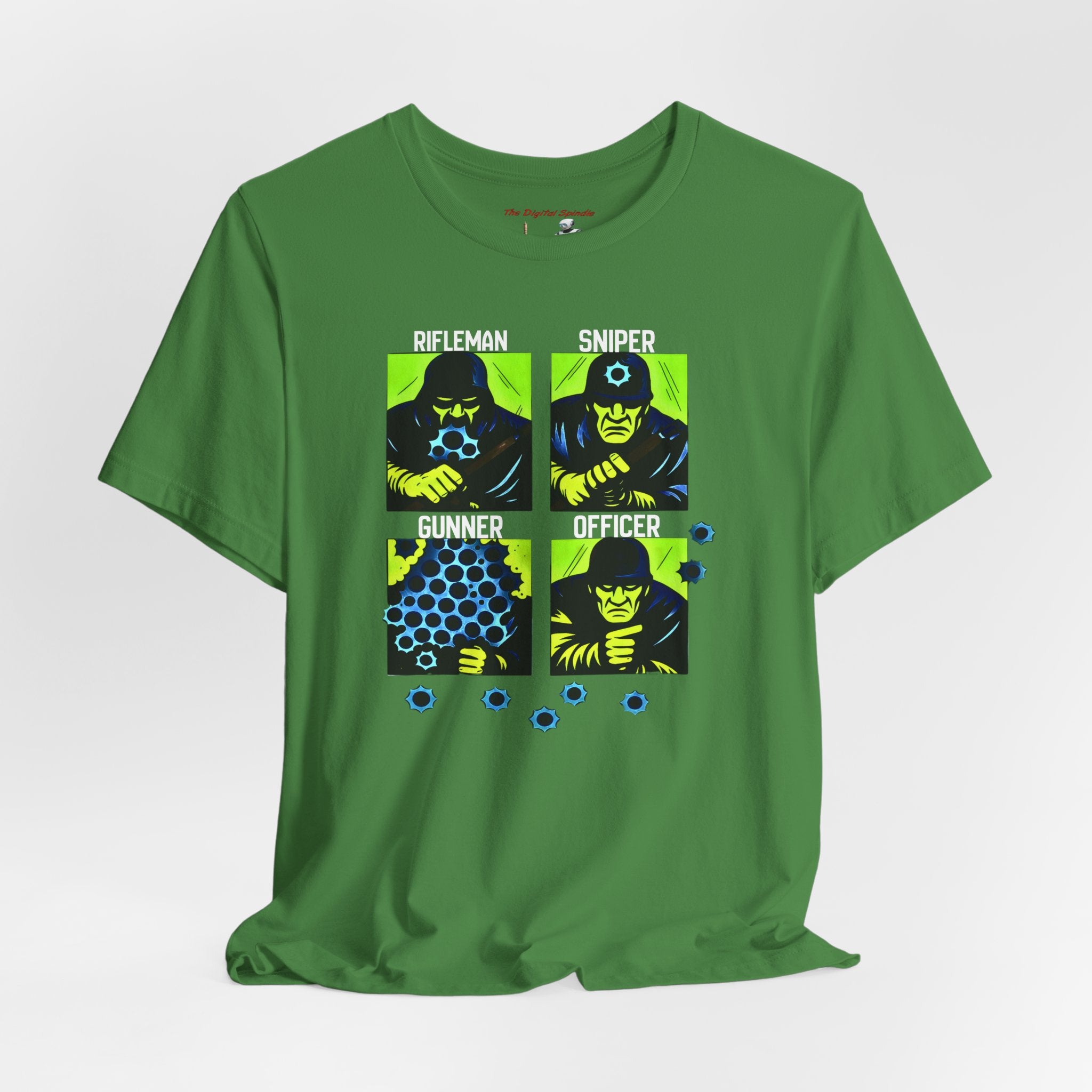Shooting Range Graphic Tee — Rifleman Sniper Gunner Officer Military Design