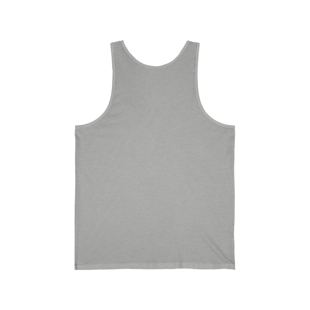 Mischievous Smirk Face Tank Top — Funny Cartoon Expression Graphic Tank