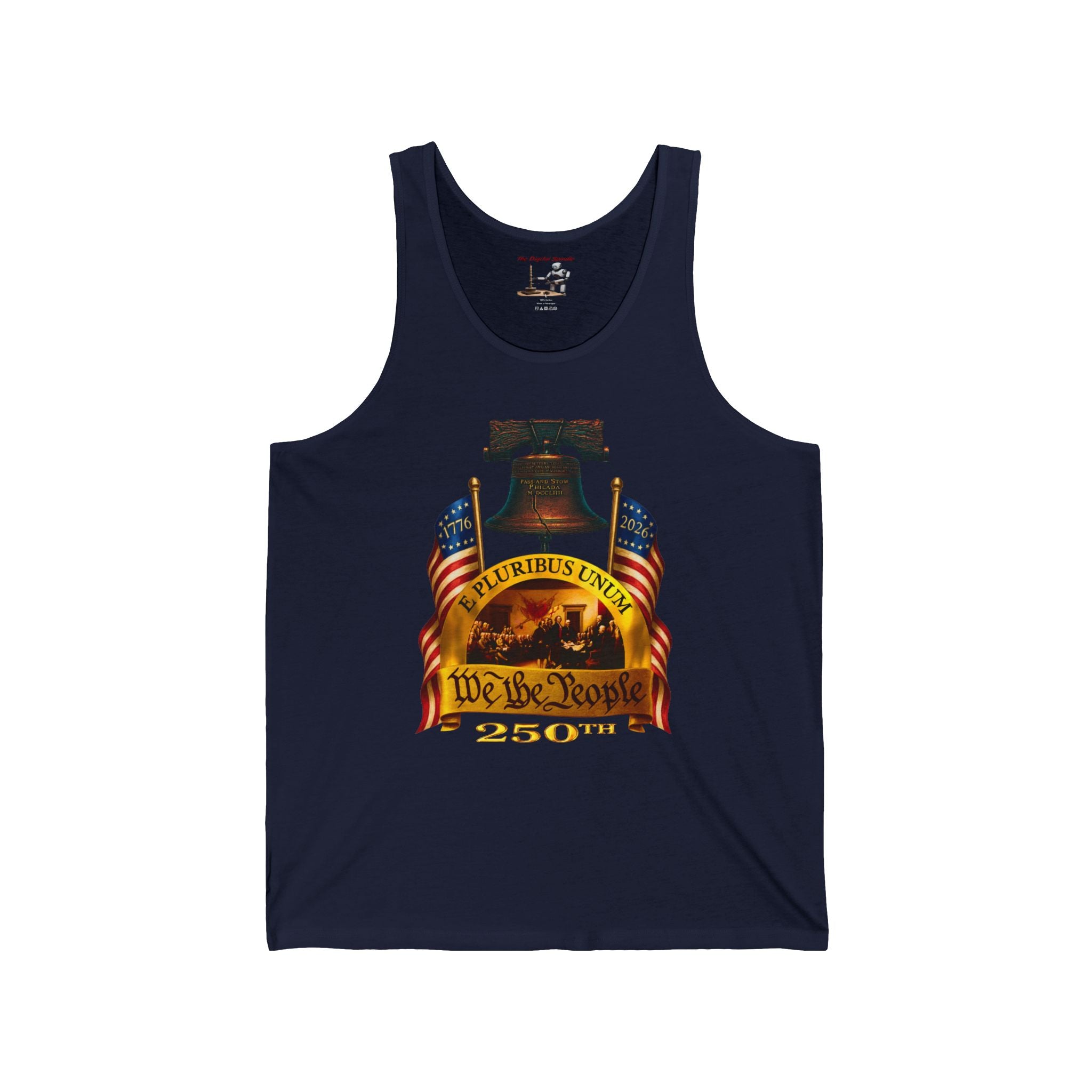 'We the People' Tank Top – 'We the People' Liberty Bell & Flags