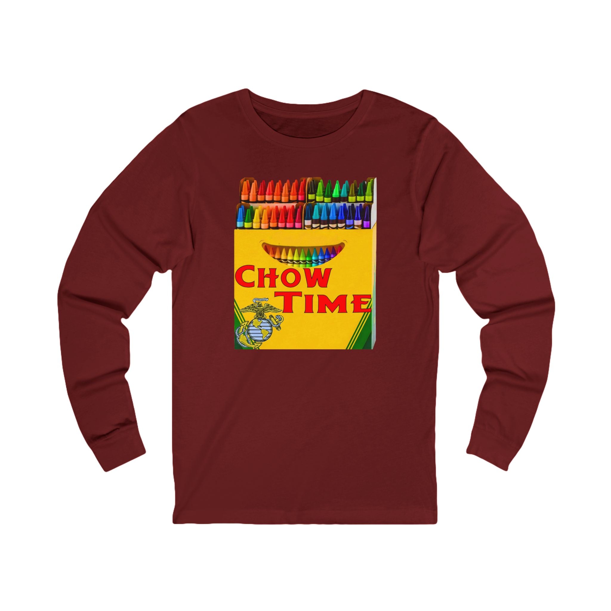 Chow Time Crayon Long Sleeve Tee