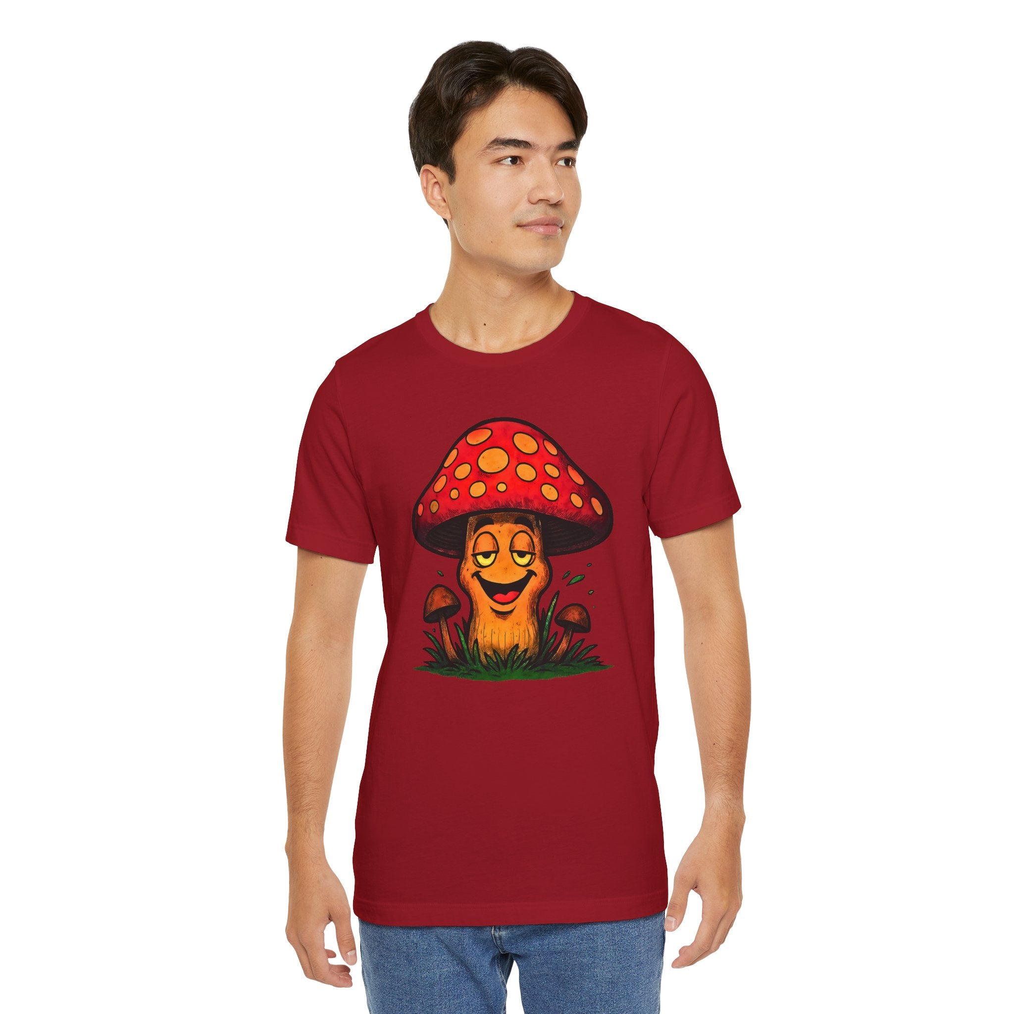 Smiling Psychedelic Mushroom Tee