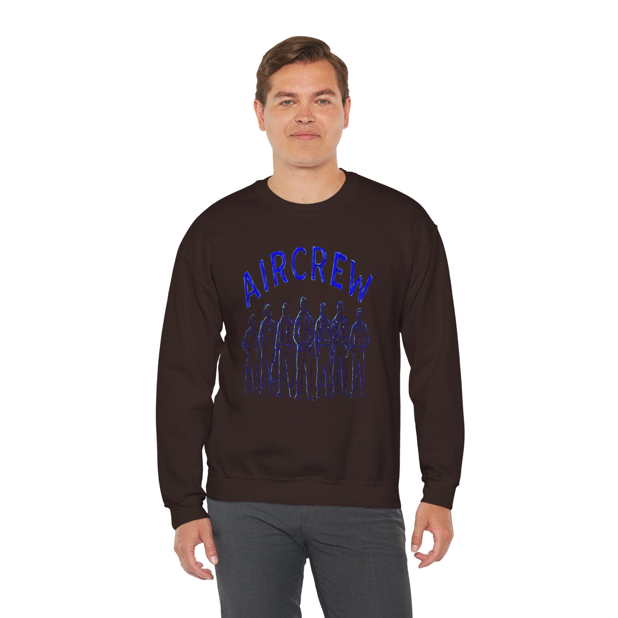 Aircrew Graphic Sweatshirt — Crewneck Pilot & Flight Crew Design