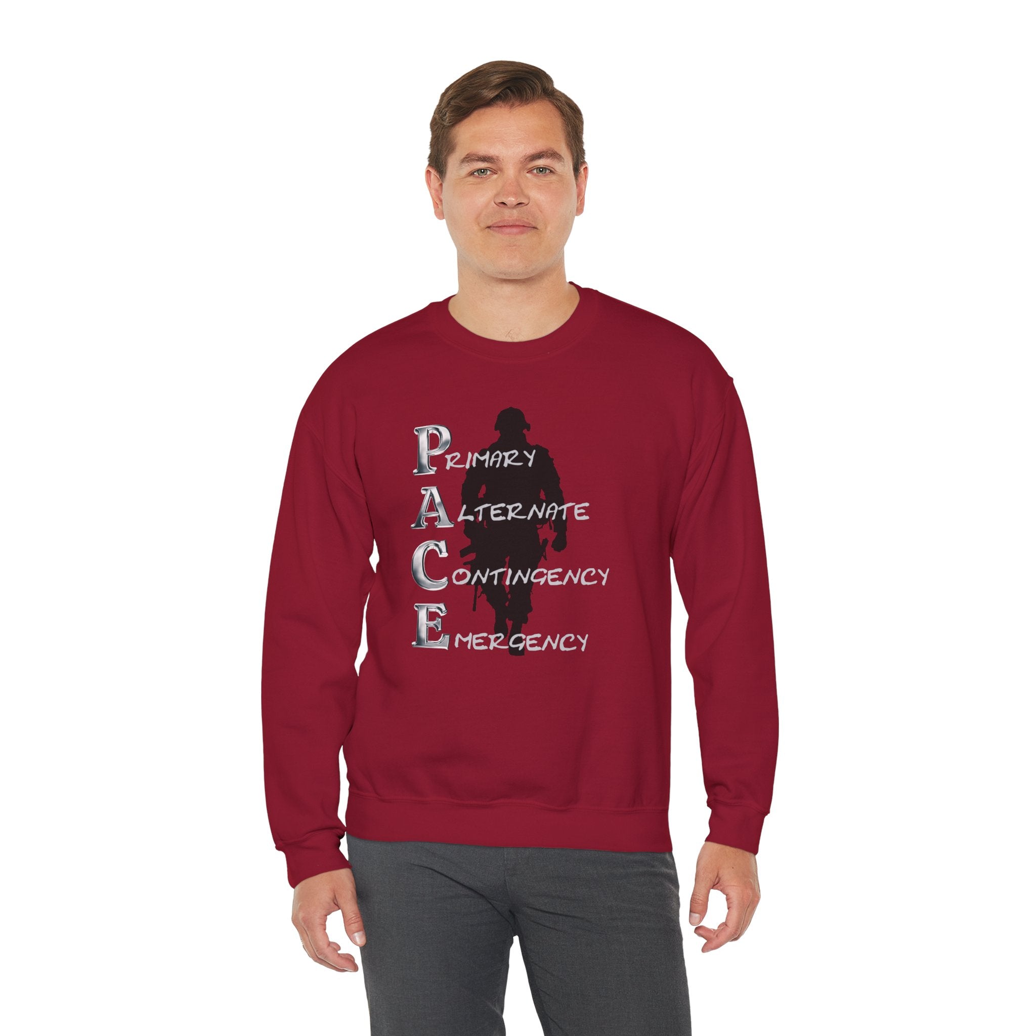 PACE Military Silhouette Crewneck Sweatshirt