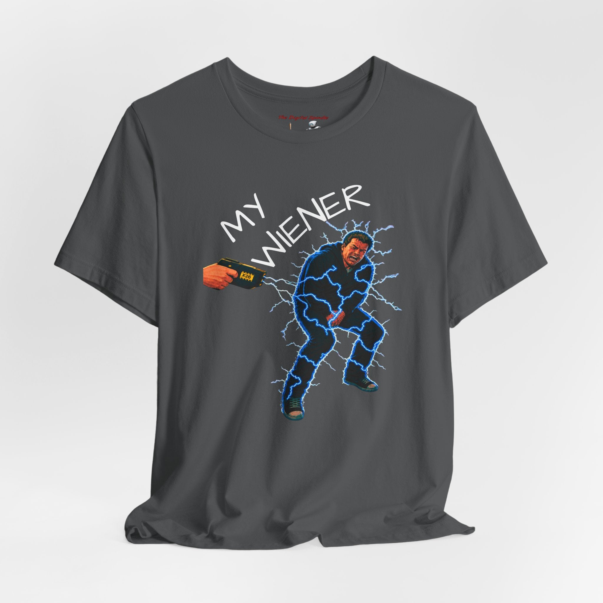 "MY WIENER" Comical Taser Training T-Shirt