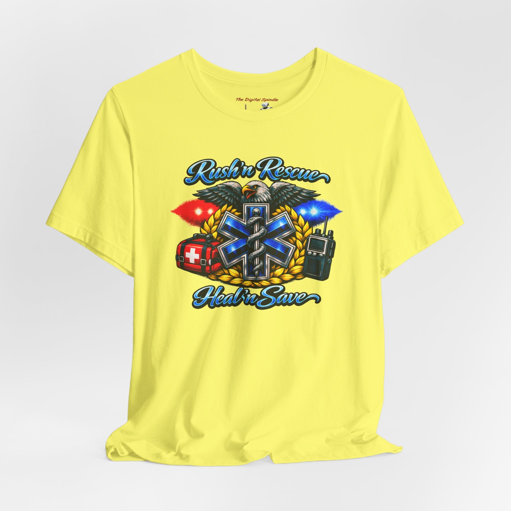 Rescue Responder EMT Star of Life T-Shirt - Paramedic Medic Emergency Medical Tee