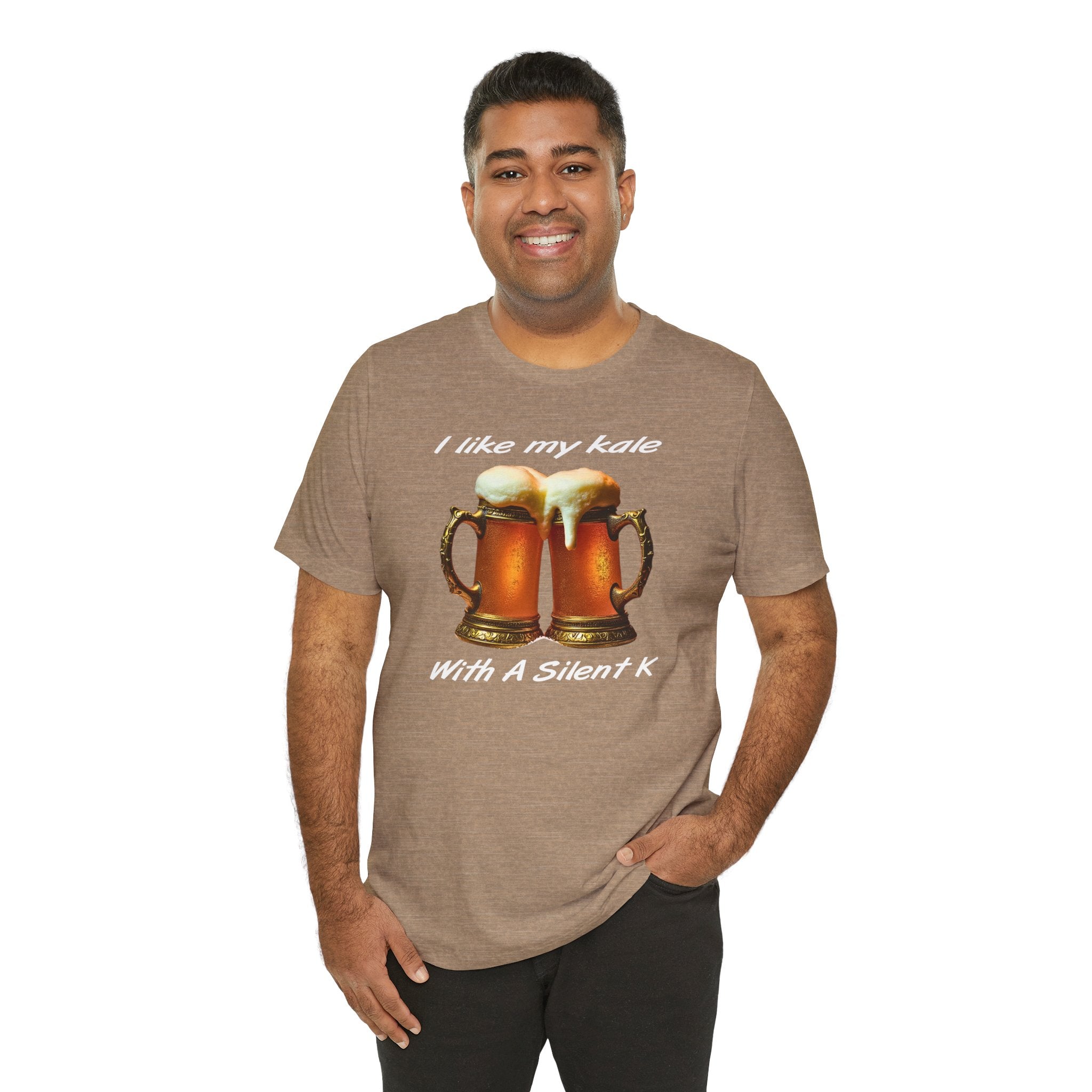 “I Like My Kale With A Silent K” Pint Glasses T-Shirt