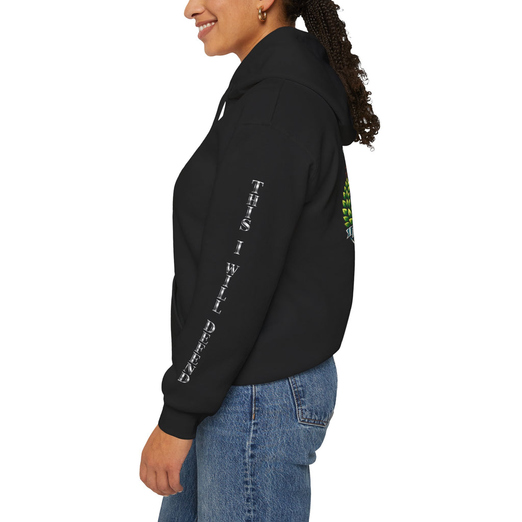 US Army Veteran Crest Hoodie — Military Emblem Sweatshirt