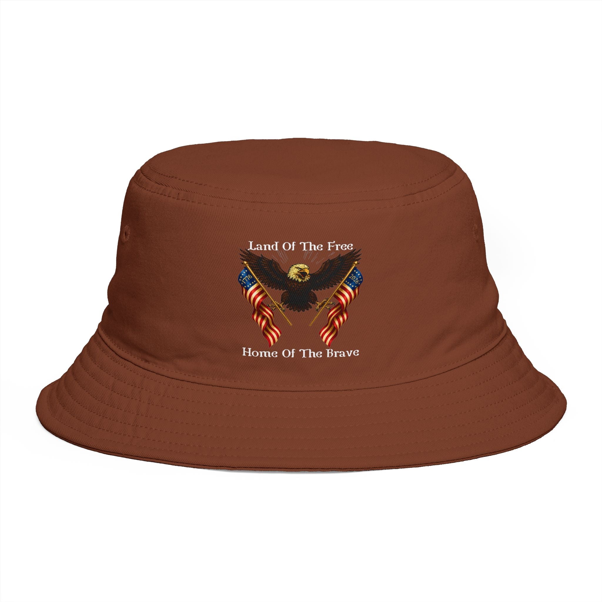 "Land of the Free, Home of the Brave" Bucket Hat