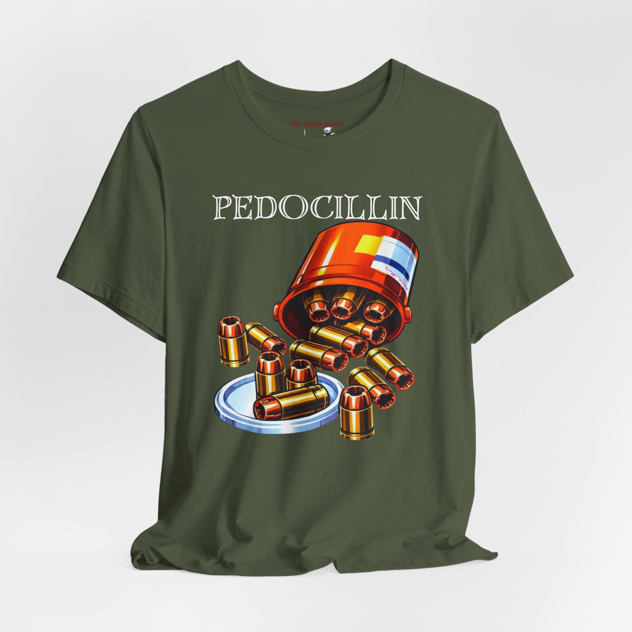 'PEDOCILLIN' Ammo Script Graphic Tee