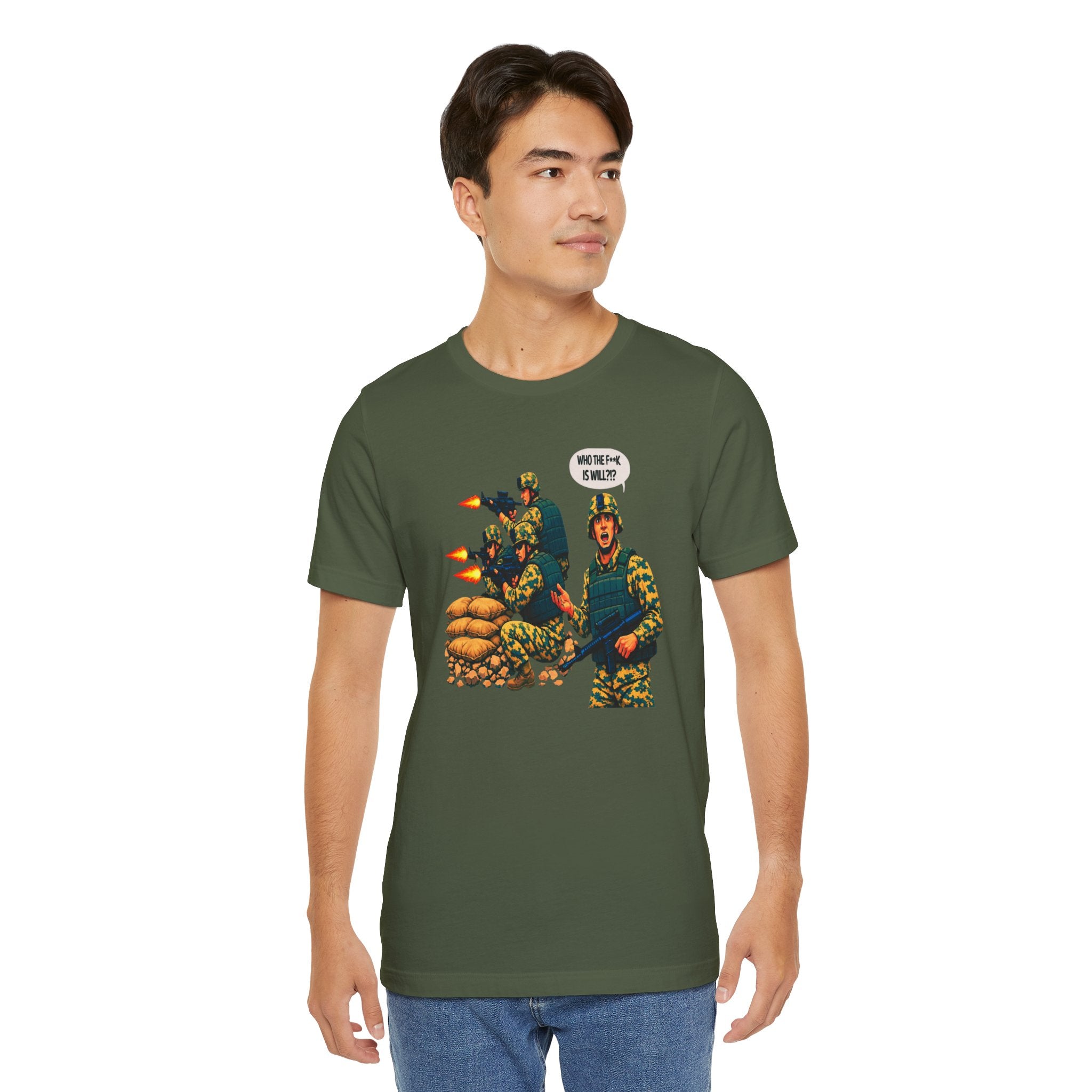 'Who the F**K is Will?' Military Retro Shirt