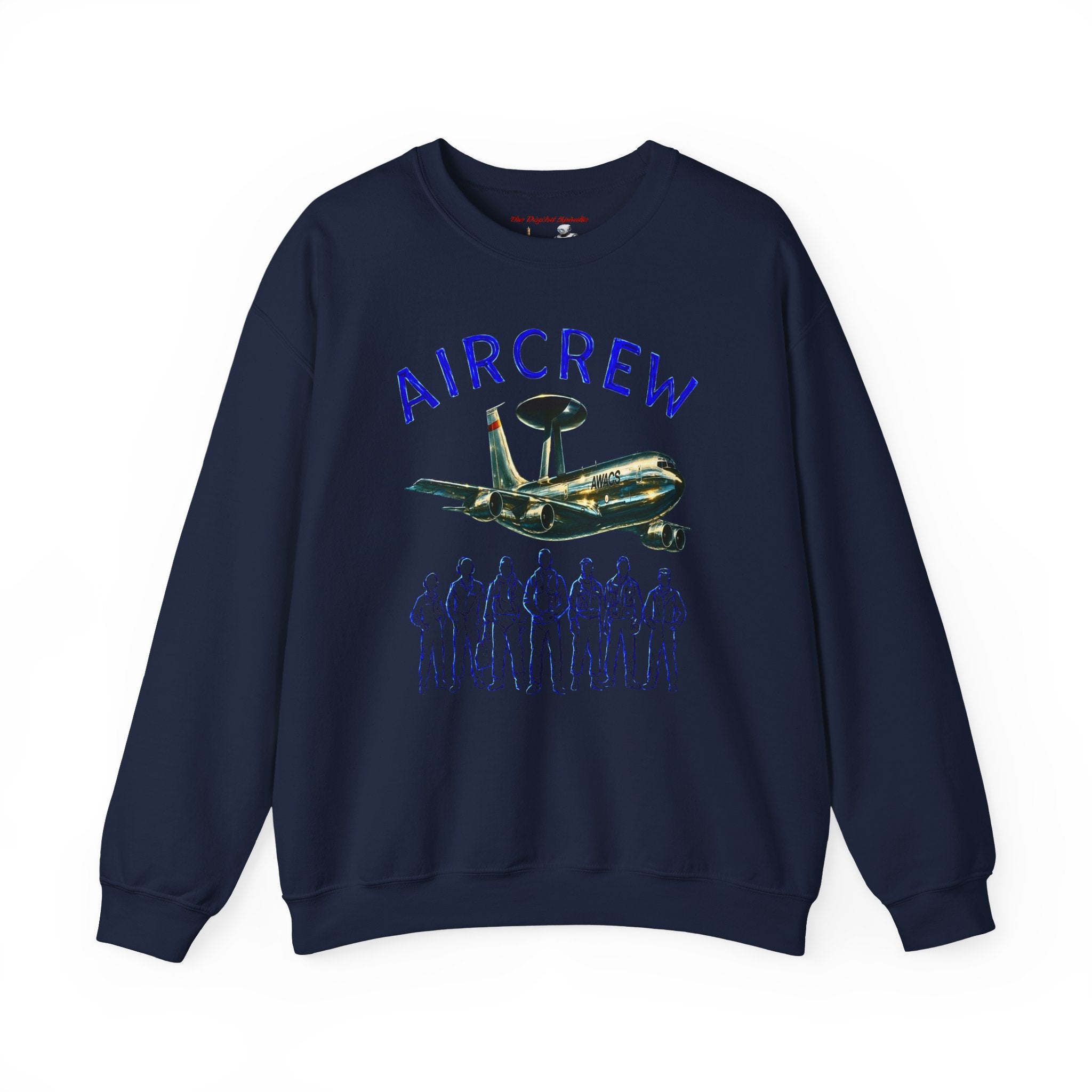 Aircrew Military Plane Graphic Sweatshirt