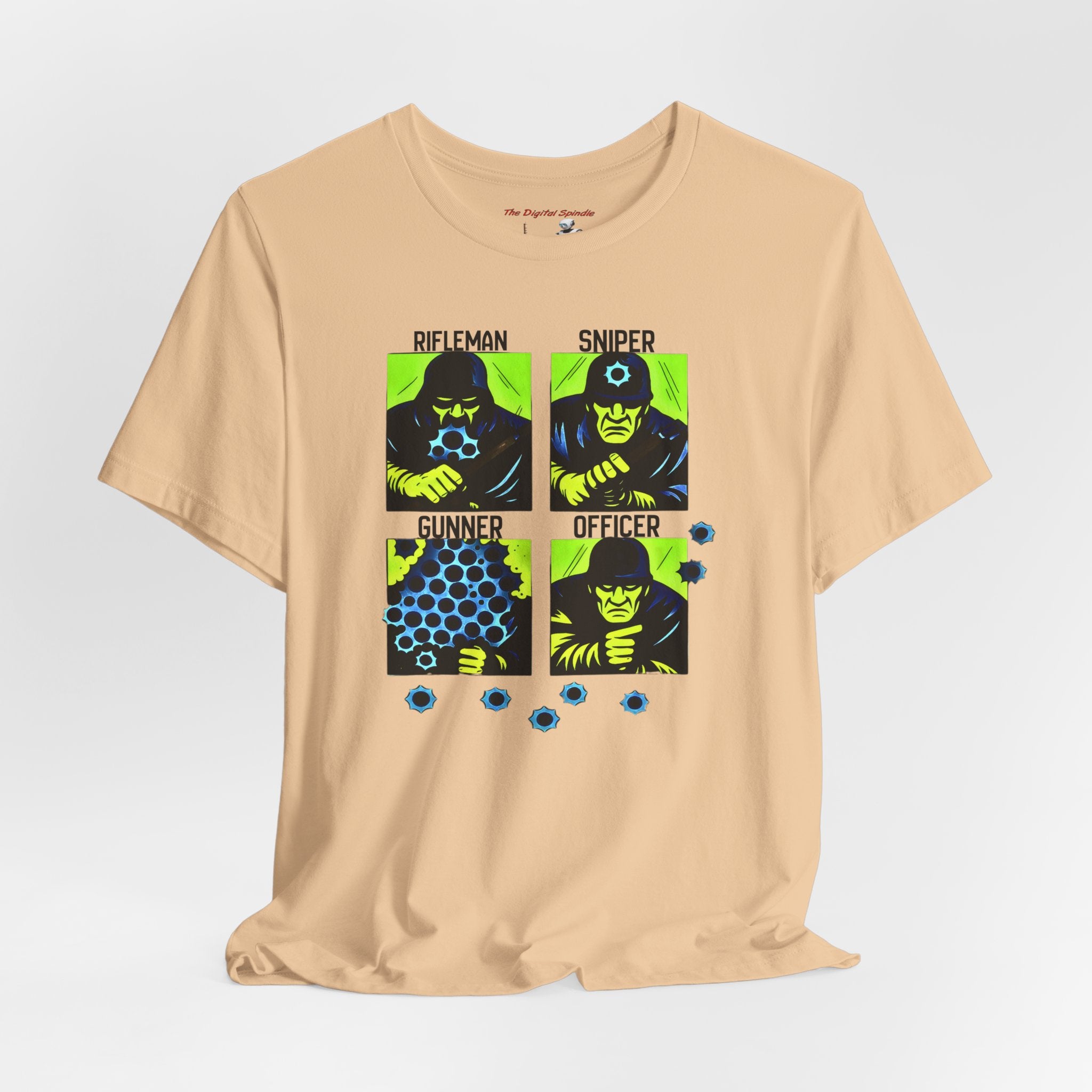 Shooting Range Graphic Tee — Rifleman Sniper Gunner Officer Design