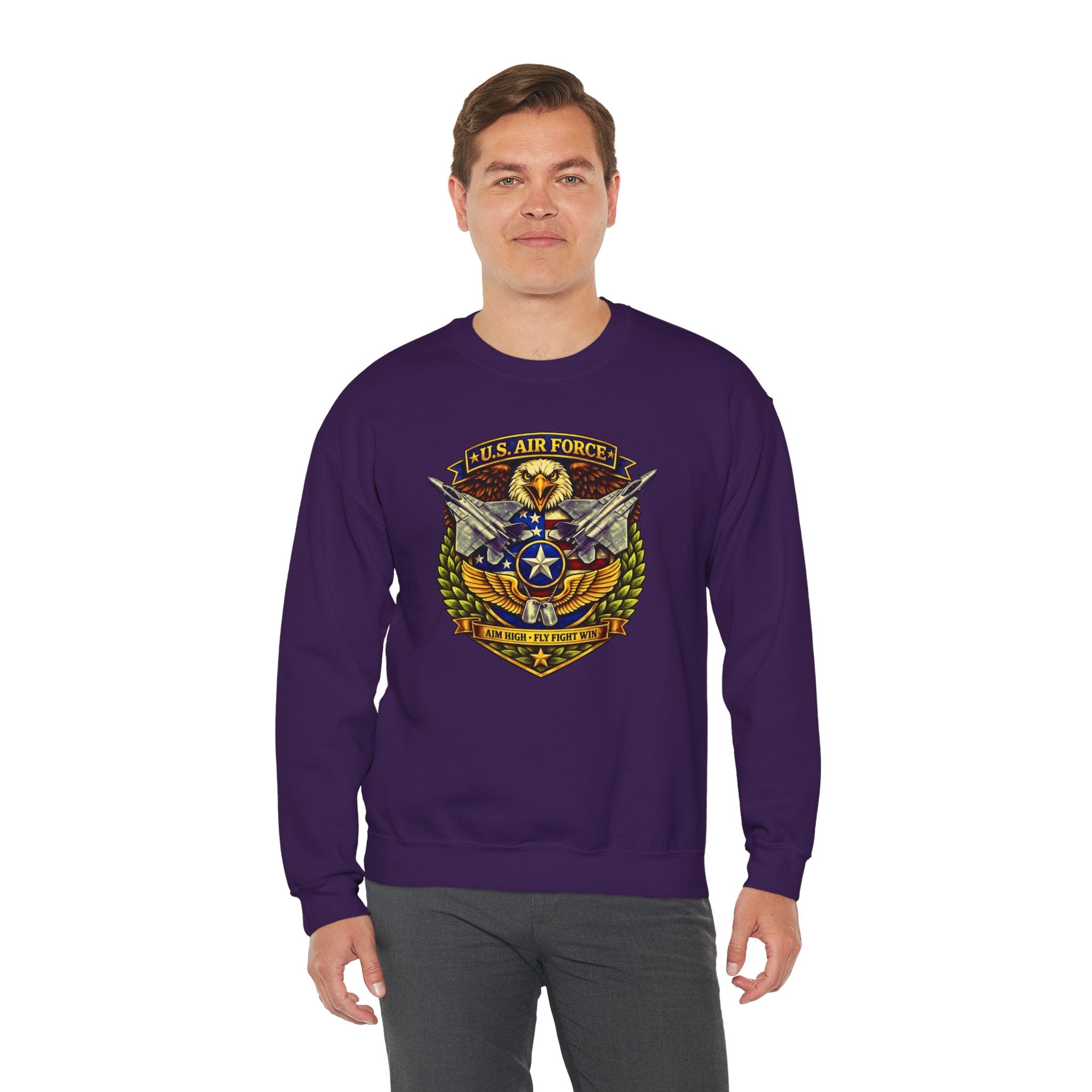 U.S. Air Force Aim High, Fly Fight Win Crewneck Sweatshirt