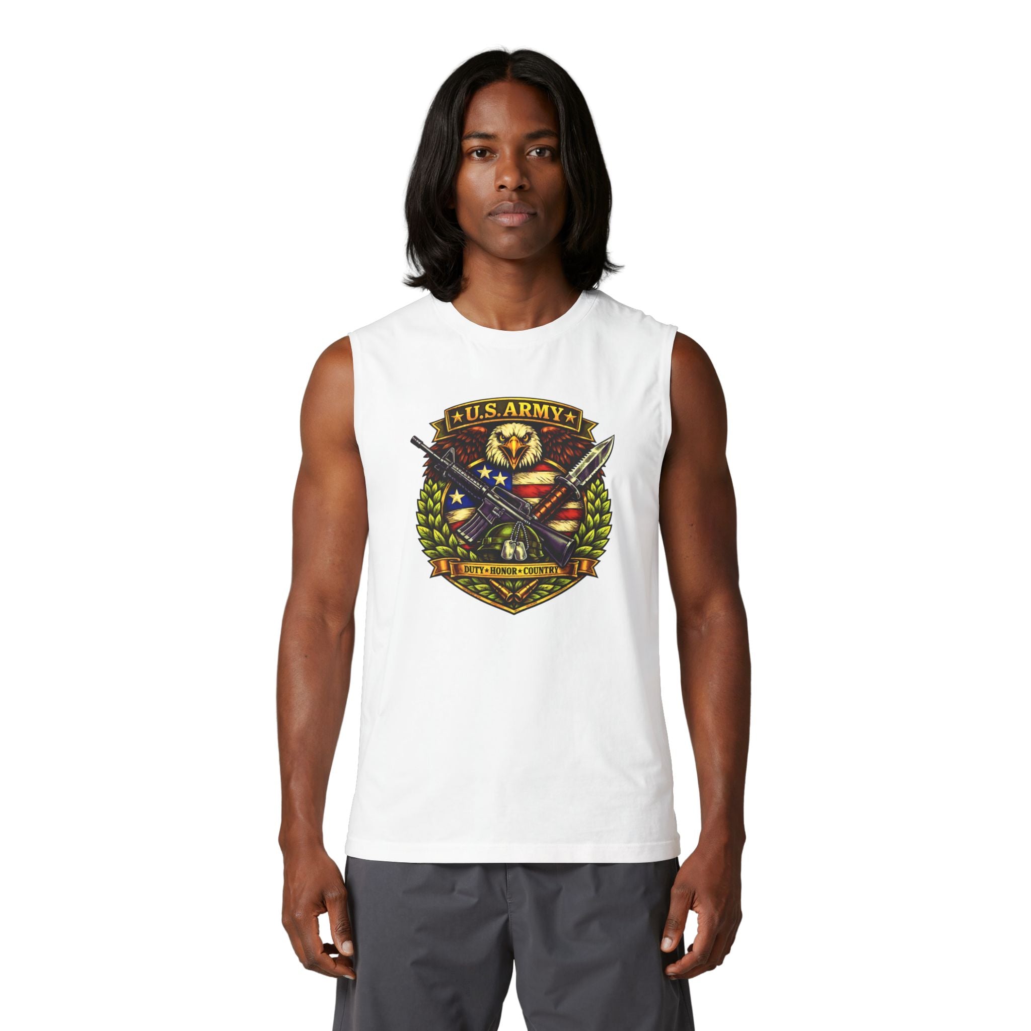 U.S. Army Duty, Honor, Country Muscle Tank