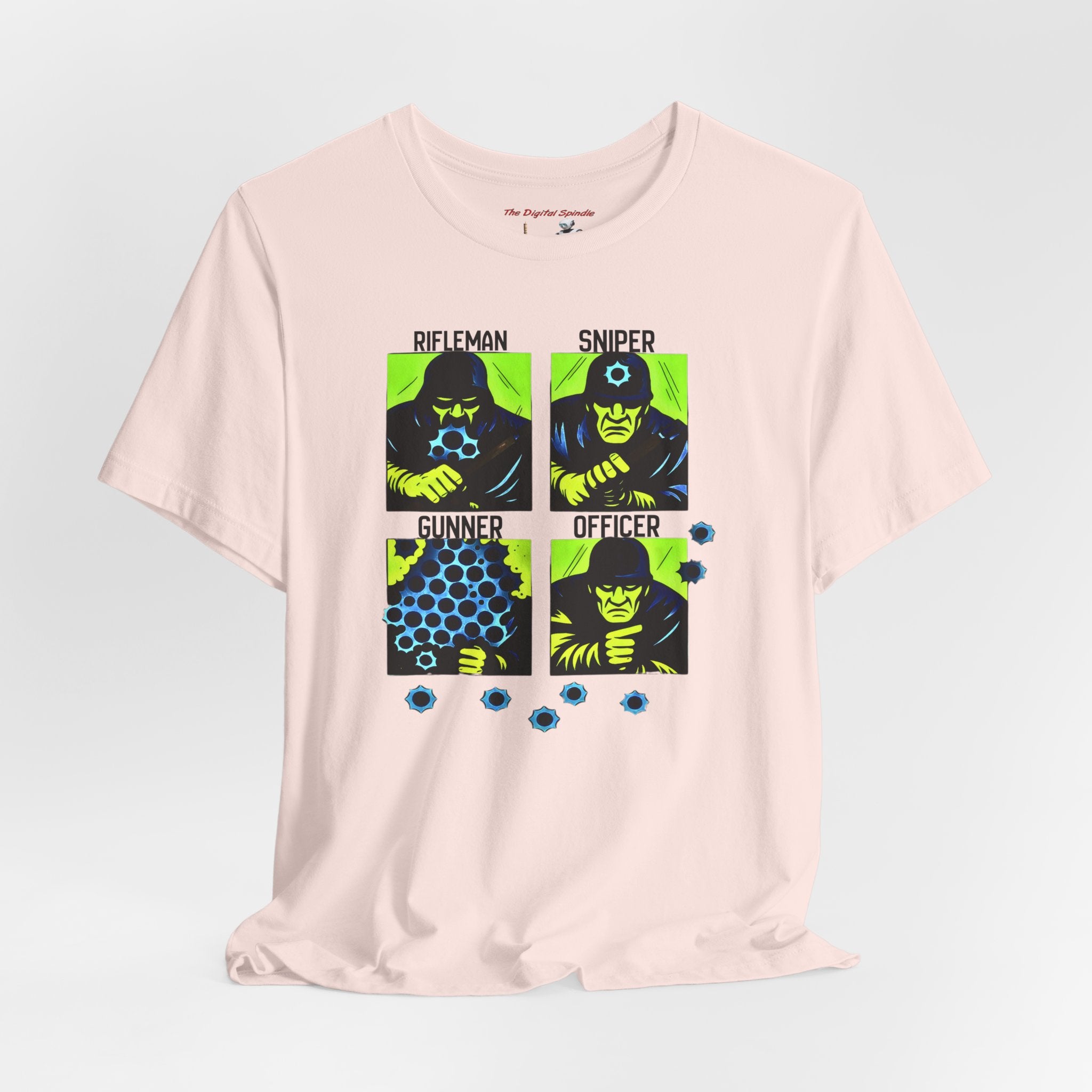 Shooting Range Graphic Tee — Rifleman Sniper Gunner Officer Design