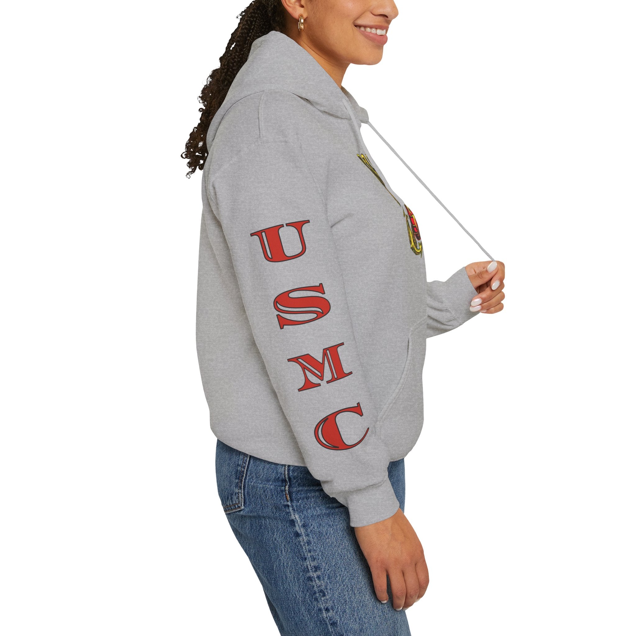 USMC Eagle Globe & Anchor Pullover Hoodie