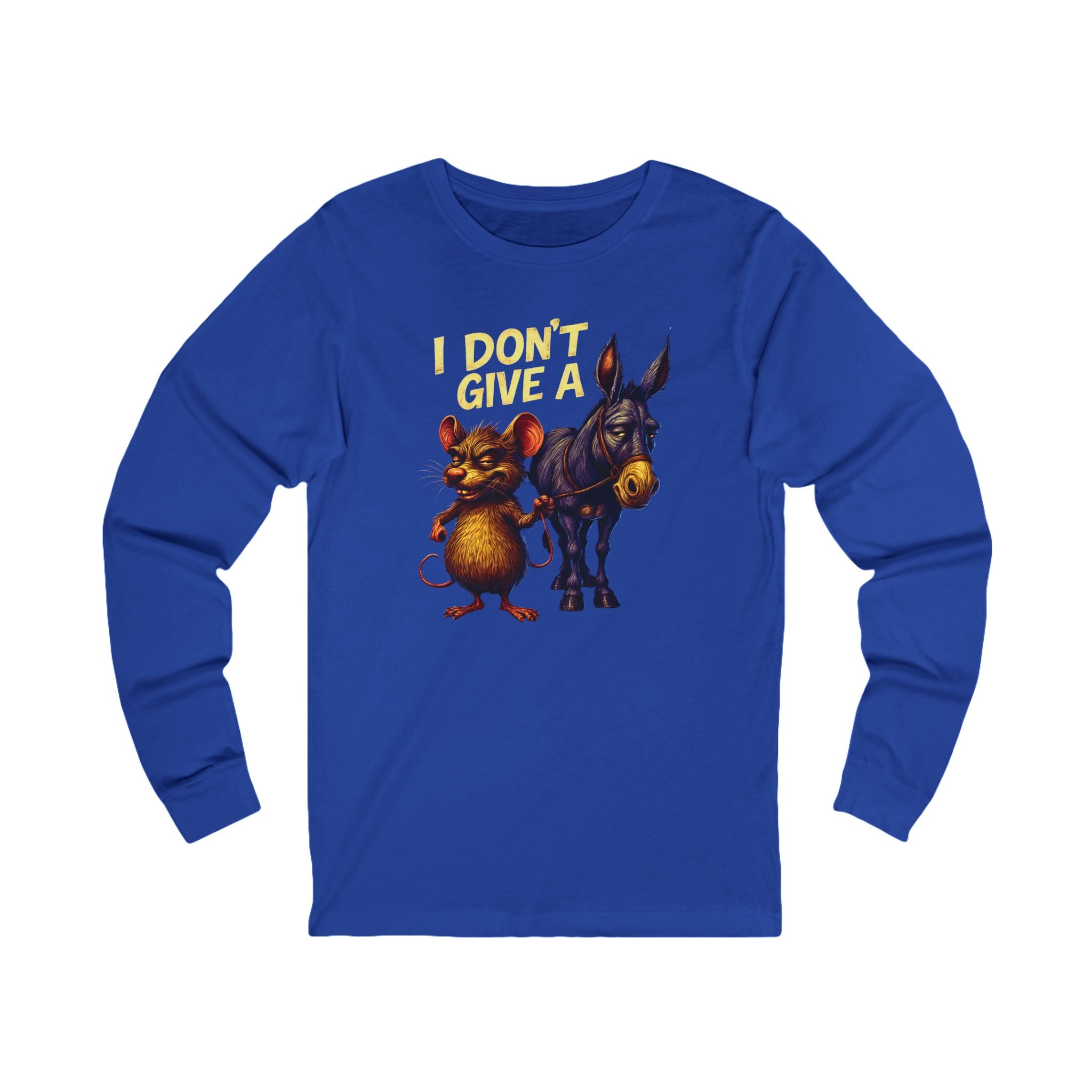 Funny Rat and Donkey Long Sleeve Tee