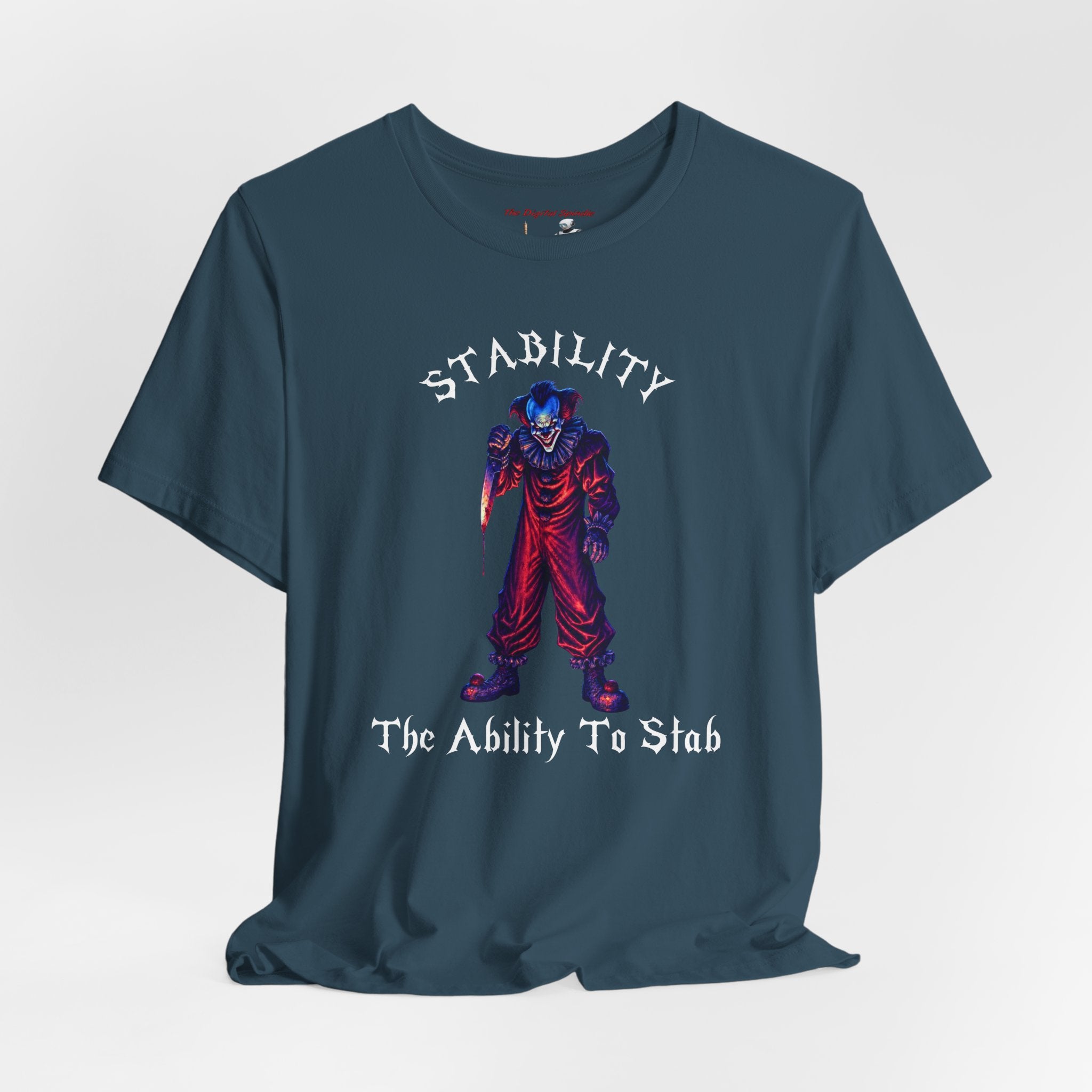 Stability "The Ability to Stab" Dark Fantasy Villain Graphic T-Shirt