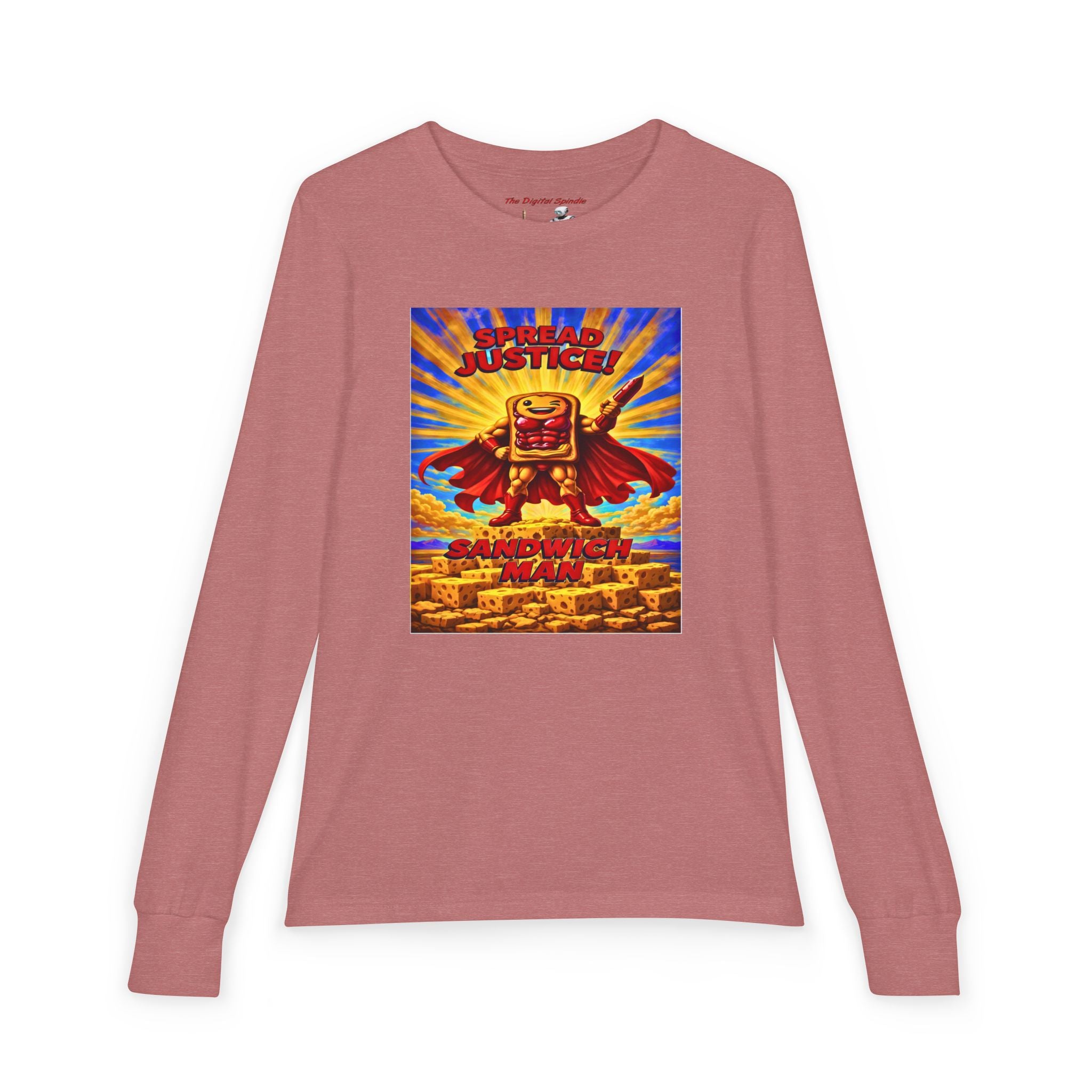 'Spread Justice' Superhero Sandwich Graphic Tee