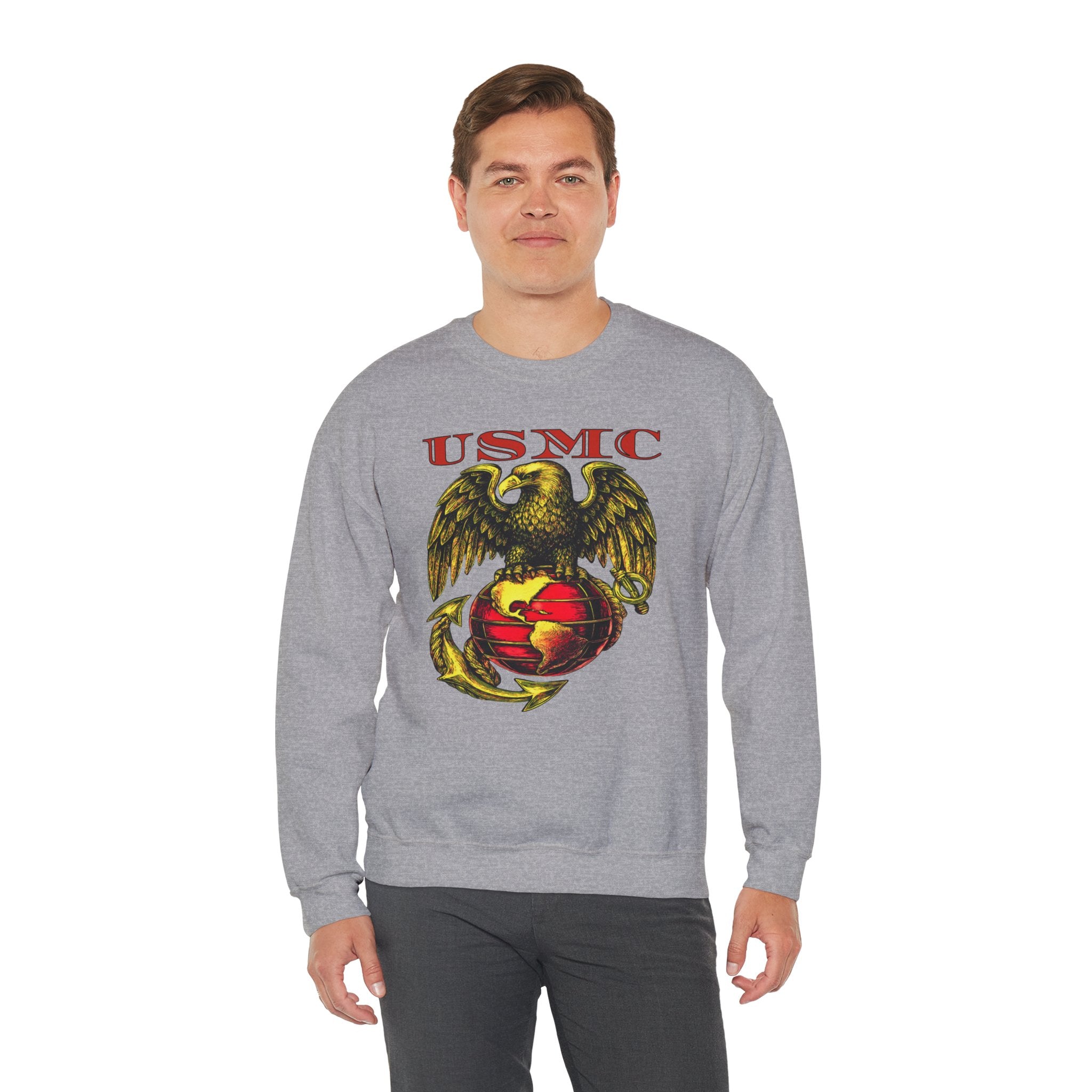 USMC Eagle Globe & Anchor Crewneck Sweatshirt
