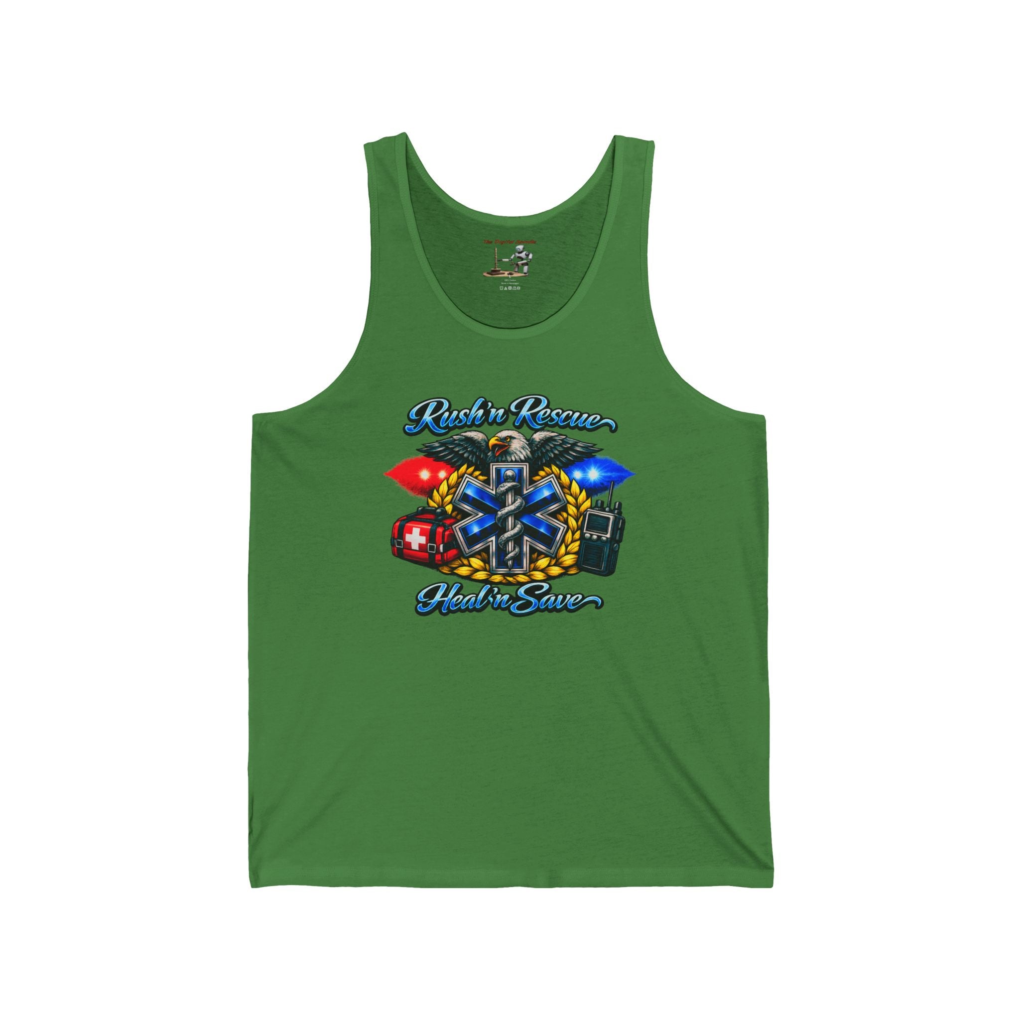 "Rush & Rescue" EMS Pride Tank Top