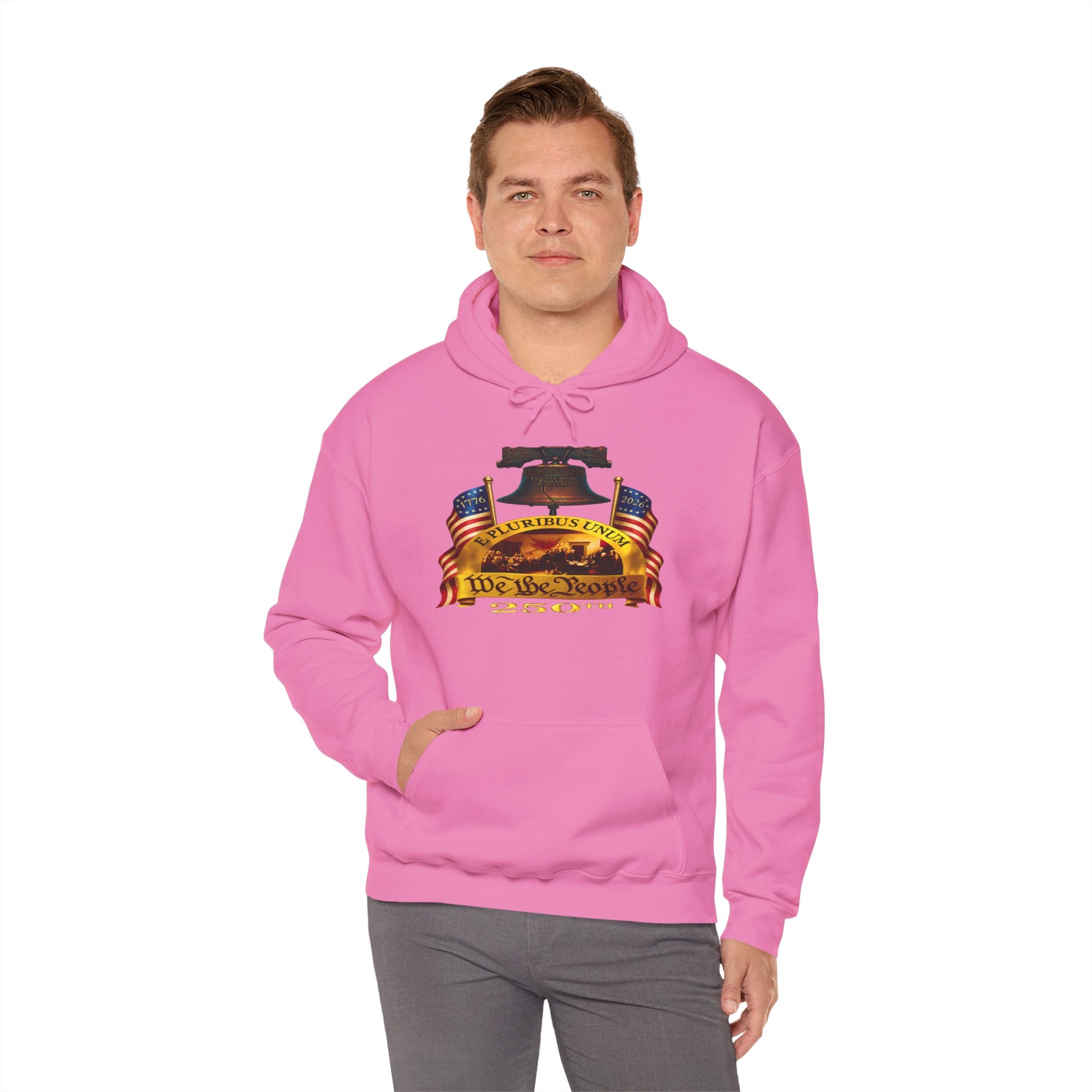 We The People Liberty Bell Hoodie – Patriotic American Flag Sweatshirt