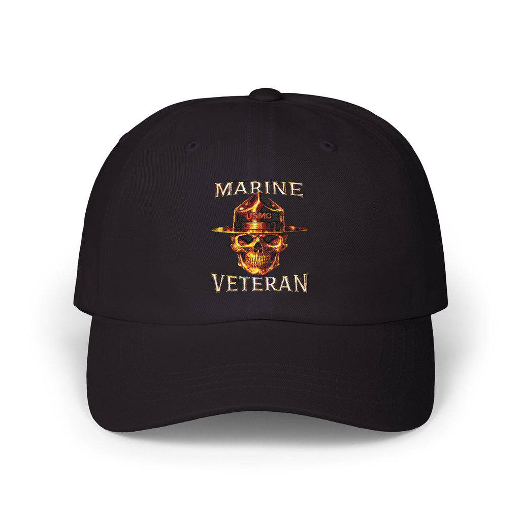 Marine Veteran Patch Dad Cap