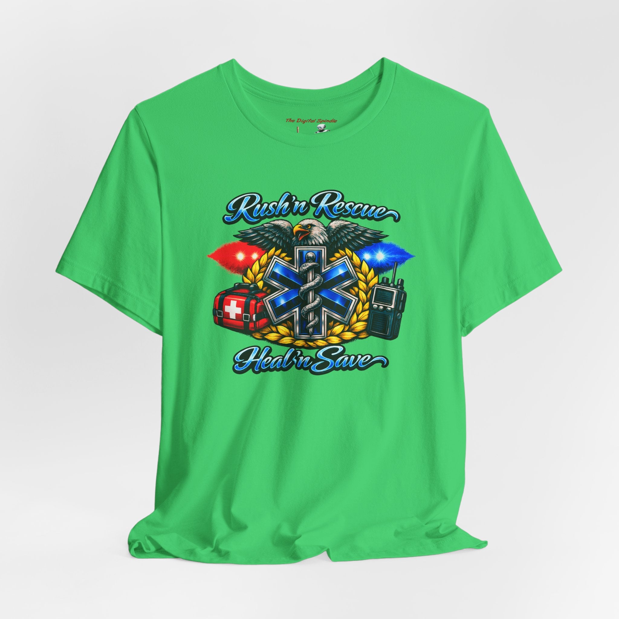Rescue Responder EMT Star of Life T-Shirt - Paramedic Medic Emergency Medical Tee