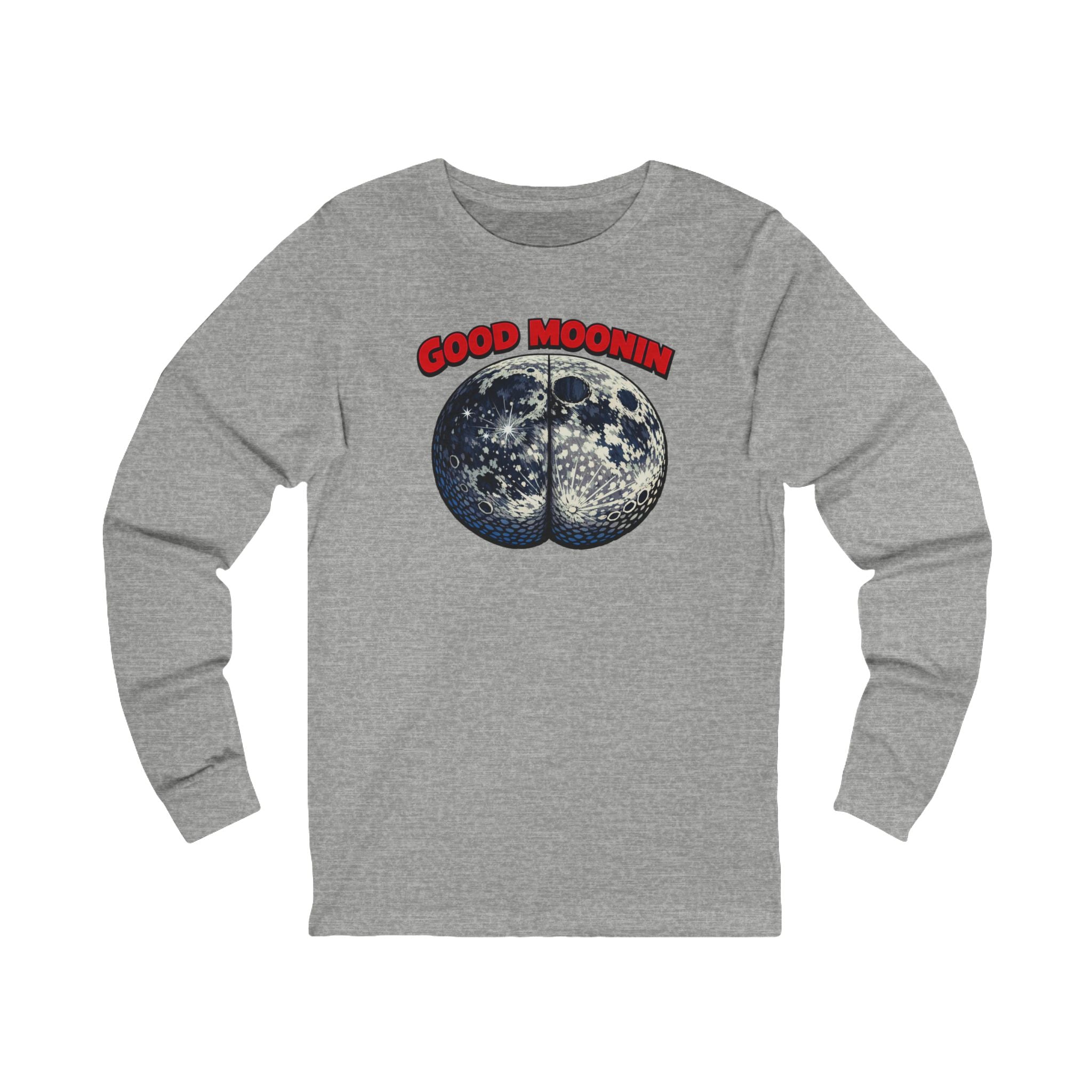 "Good Moonin" Retro Moon Graphic
