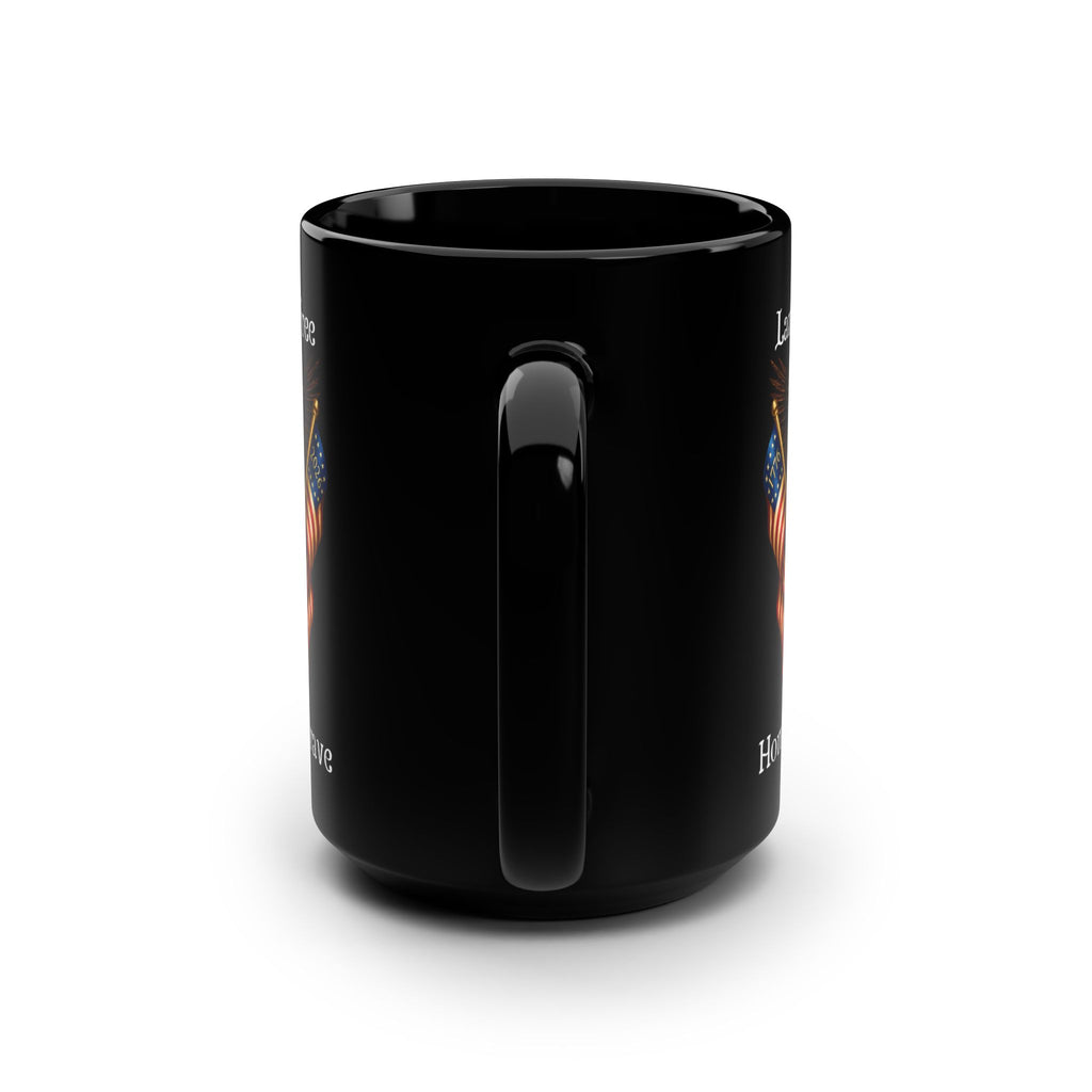 "Land of the Free, Home of the Brave" 15oz Black Mug