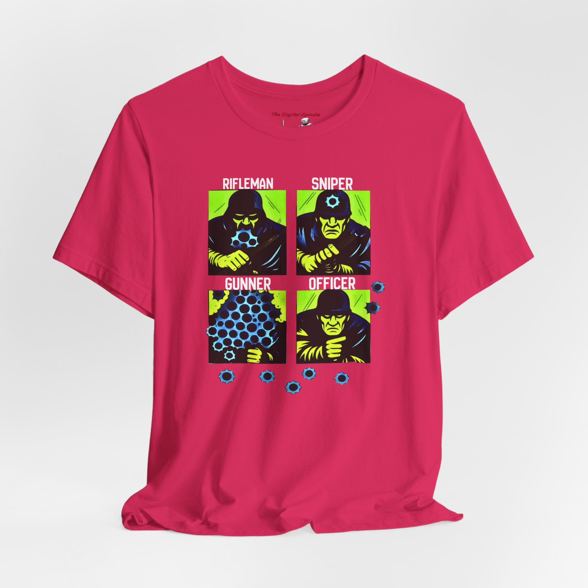 Shooting Range Graphic Tee — Rifleman Sniper Gunner Officer Military Design