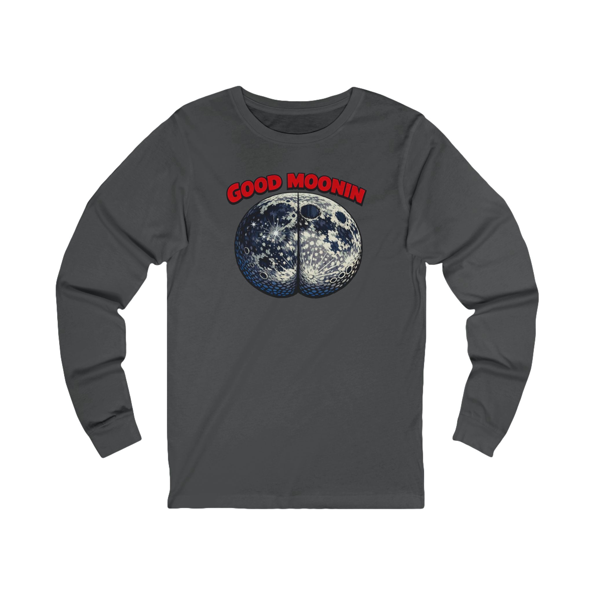 "Good Moonin" Retro Moon Graphic